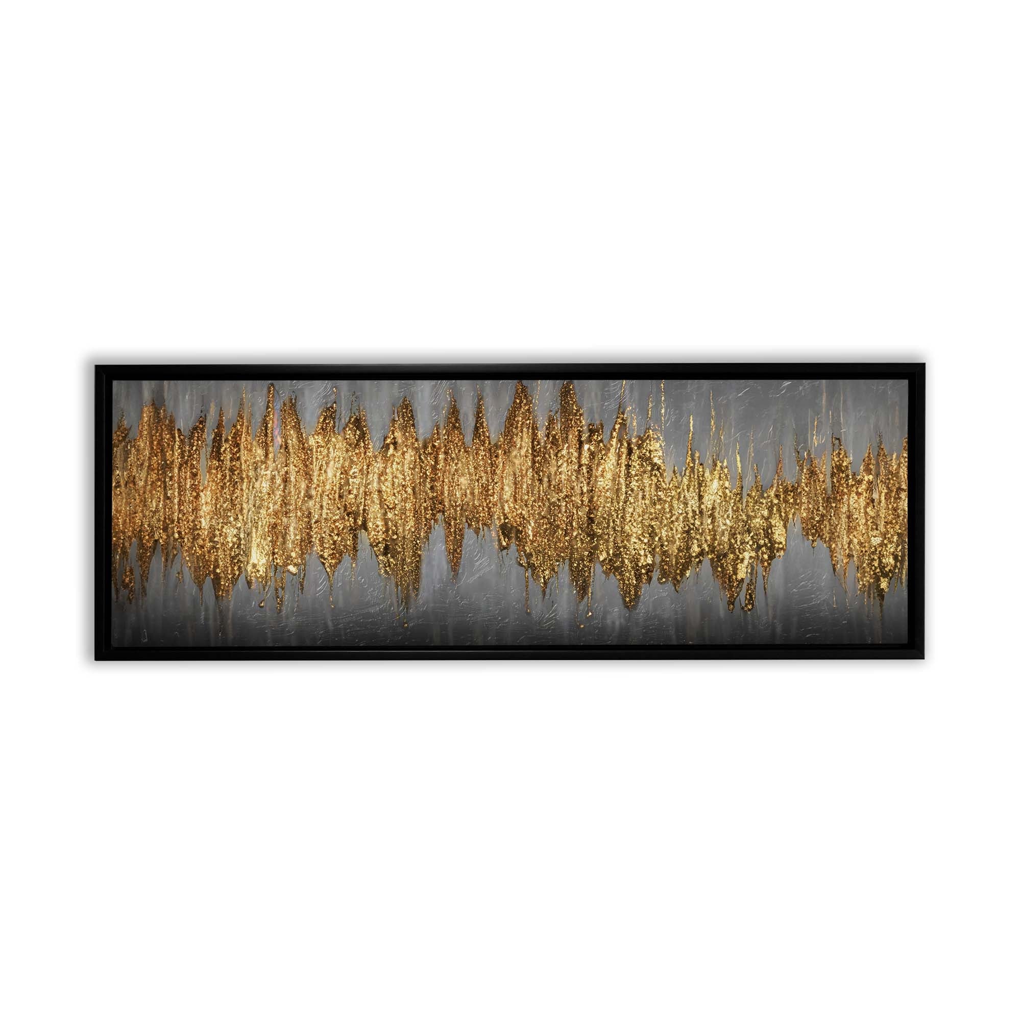 Large Gold Abstract Artwork-Canvas Wall art- Fine Art - Image 5