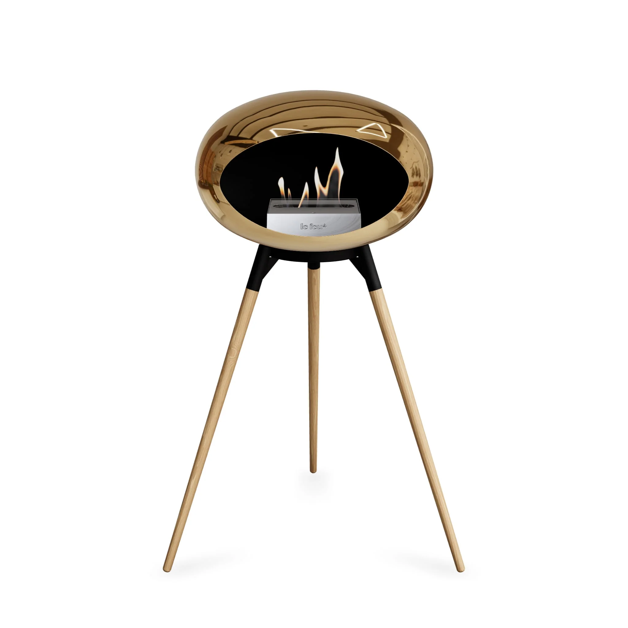 Le Feu Ground High Dome <br>Chromed Rose Gold - Image 2
