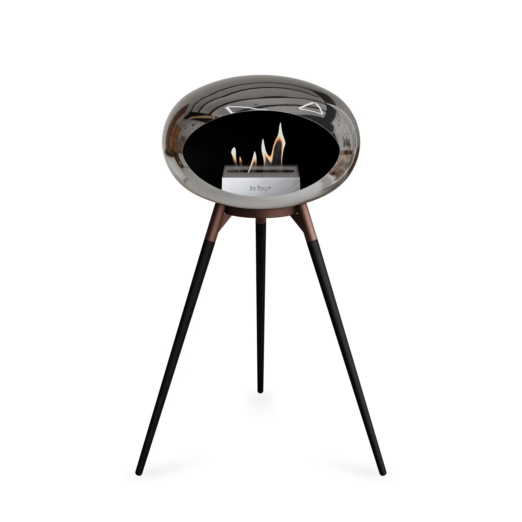 Le Feu Ground High Dome <br>Chromed Silver - Image 10