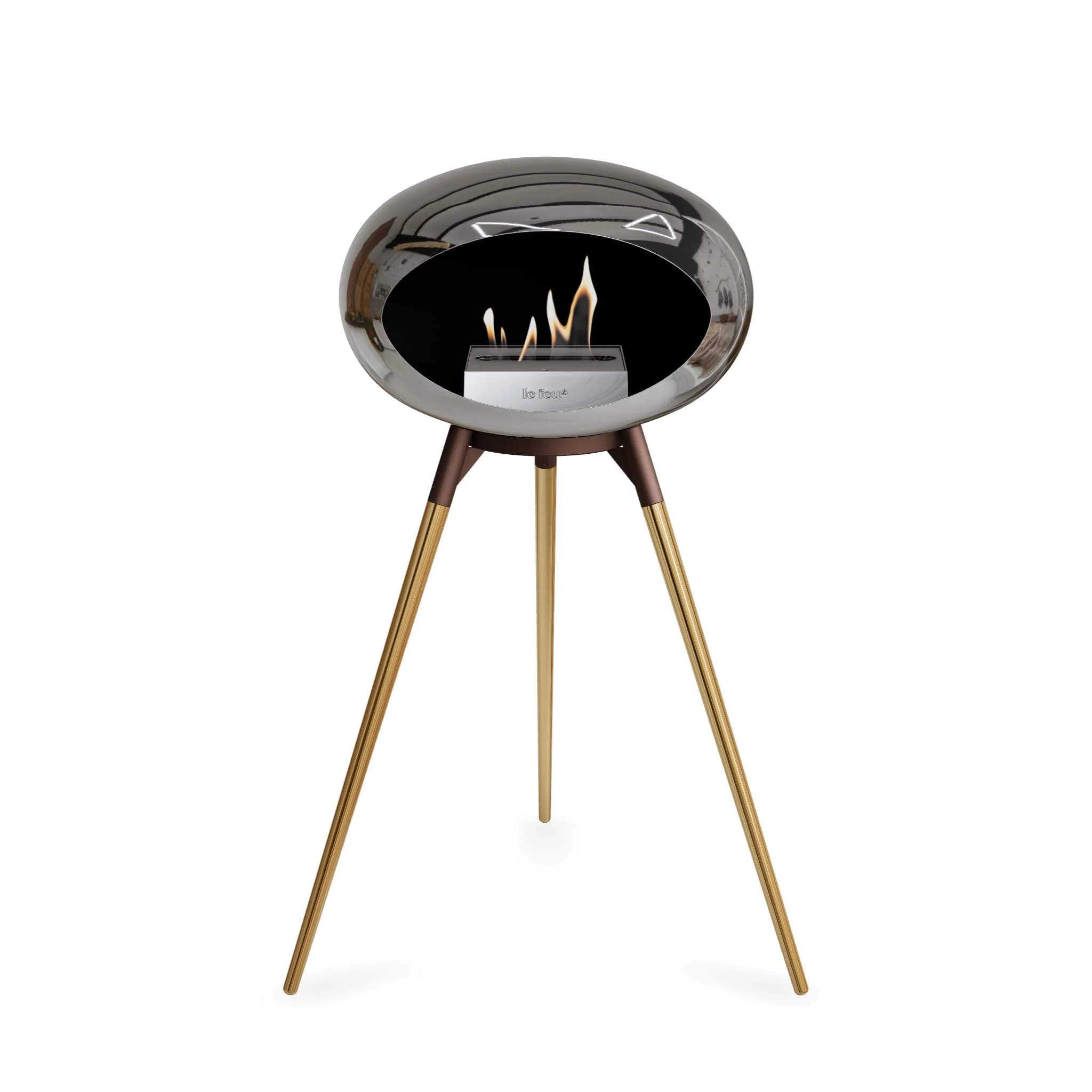 Le Feu Ground High Dome <br>Chromed Silver - Image 11
