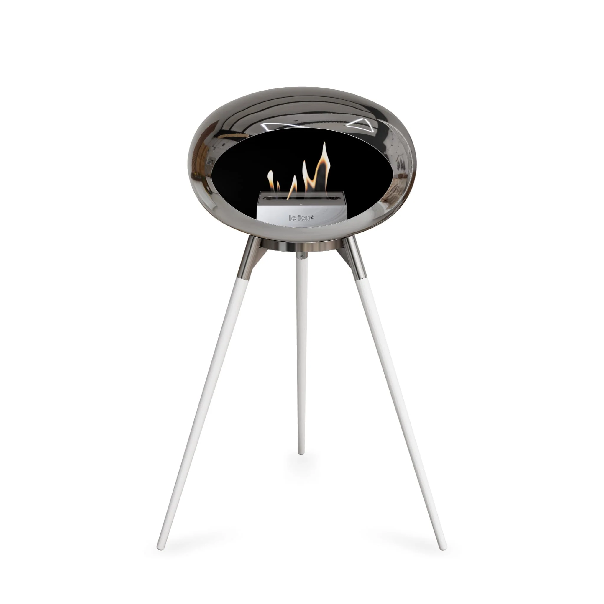 Le Feu Ground High Dome <br>Chromed Silver - Image 12