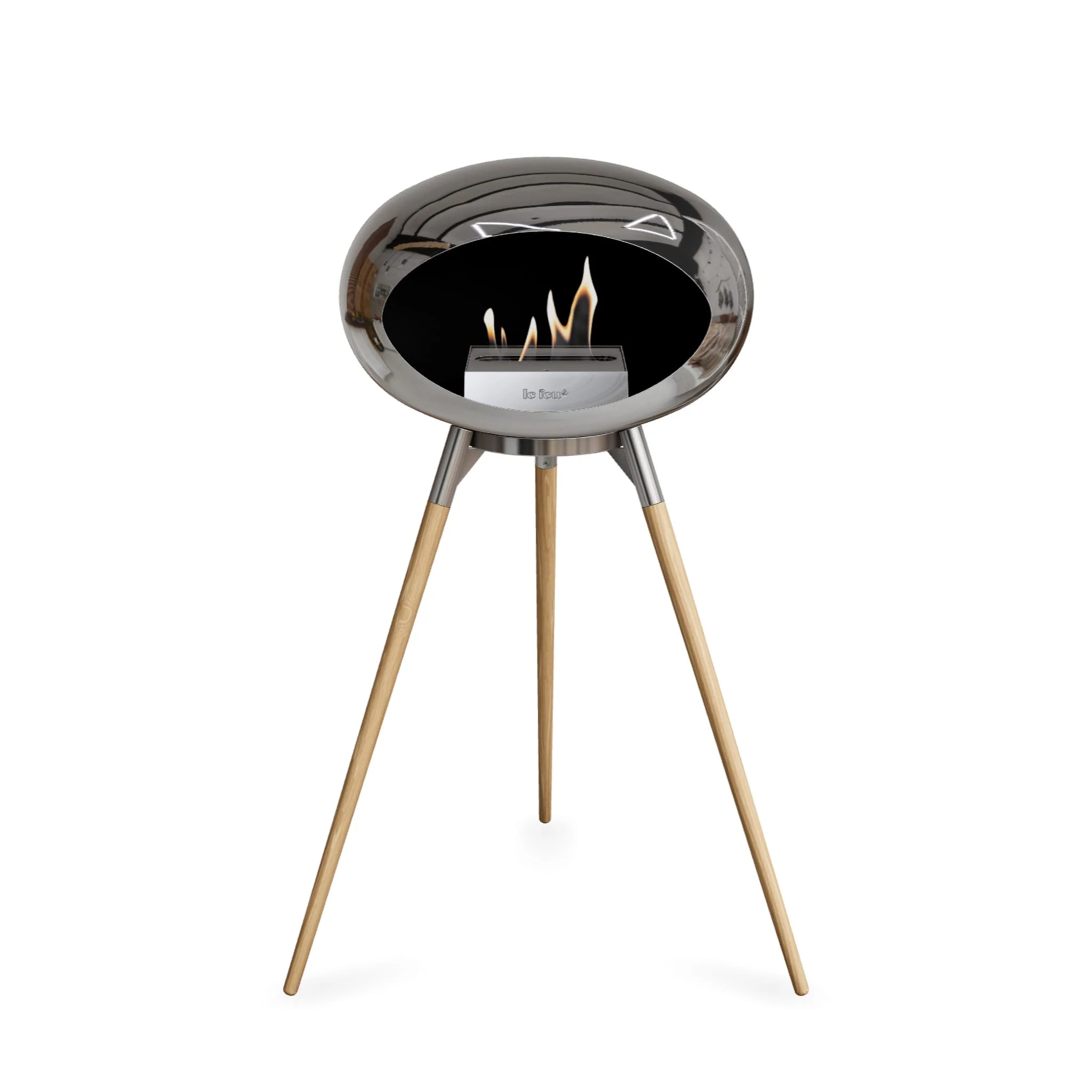 Le Feu Ground High Dome <br>Chromed Silver - Image 13