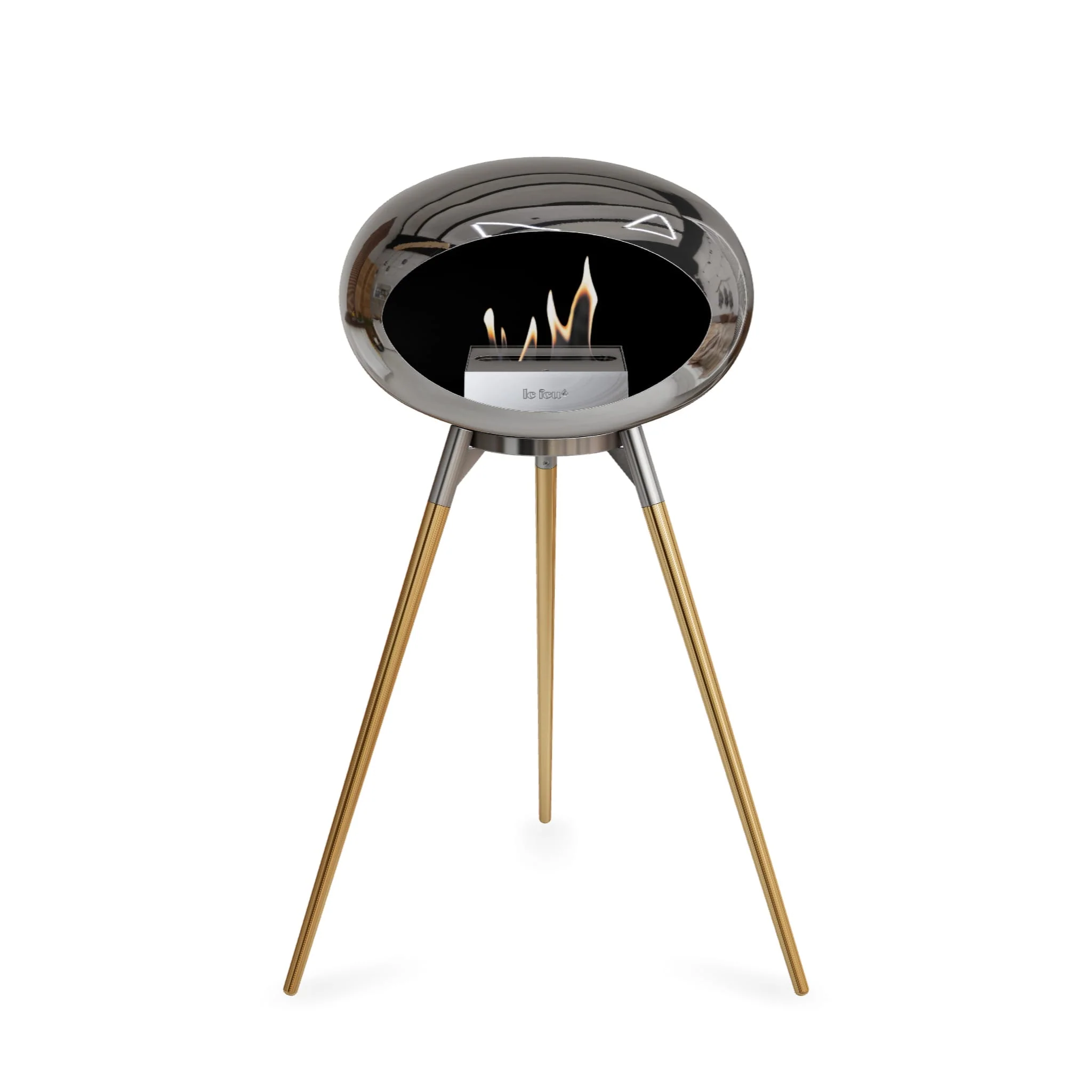 Le Feu Ground High Dome <br>Chromed Silver - Image 16