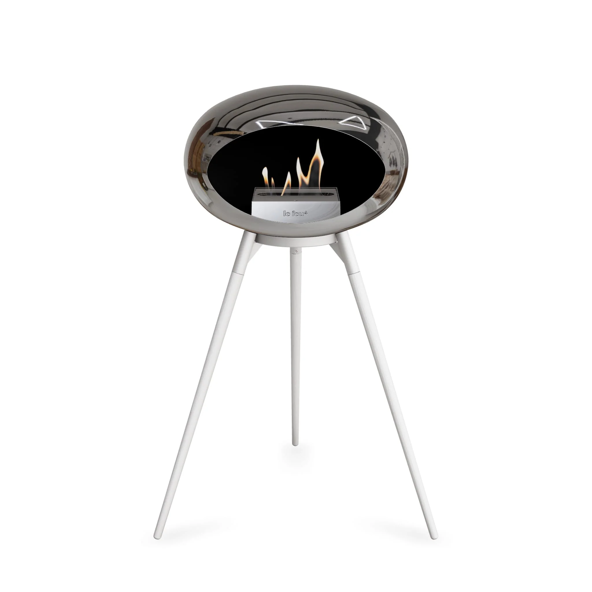 Le Feu Ground High Dome <br>Chromed Silver - Image 17