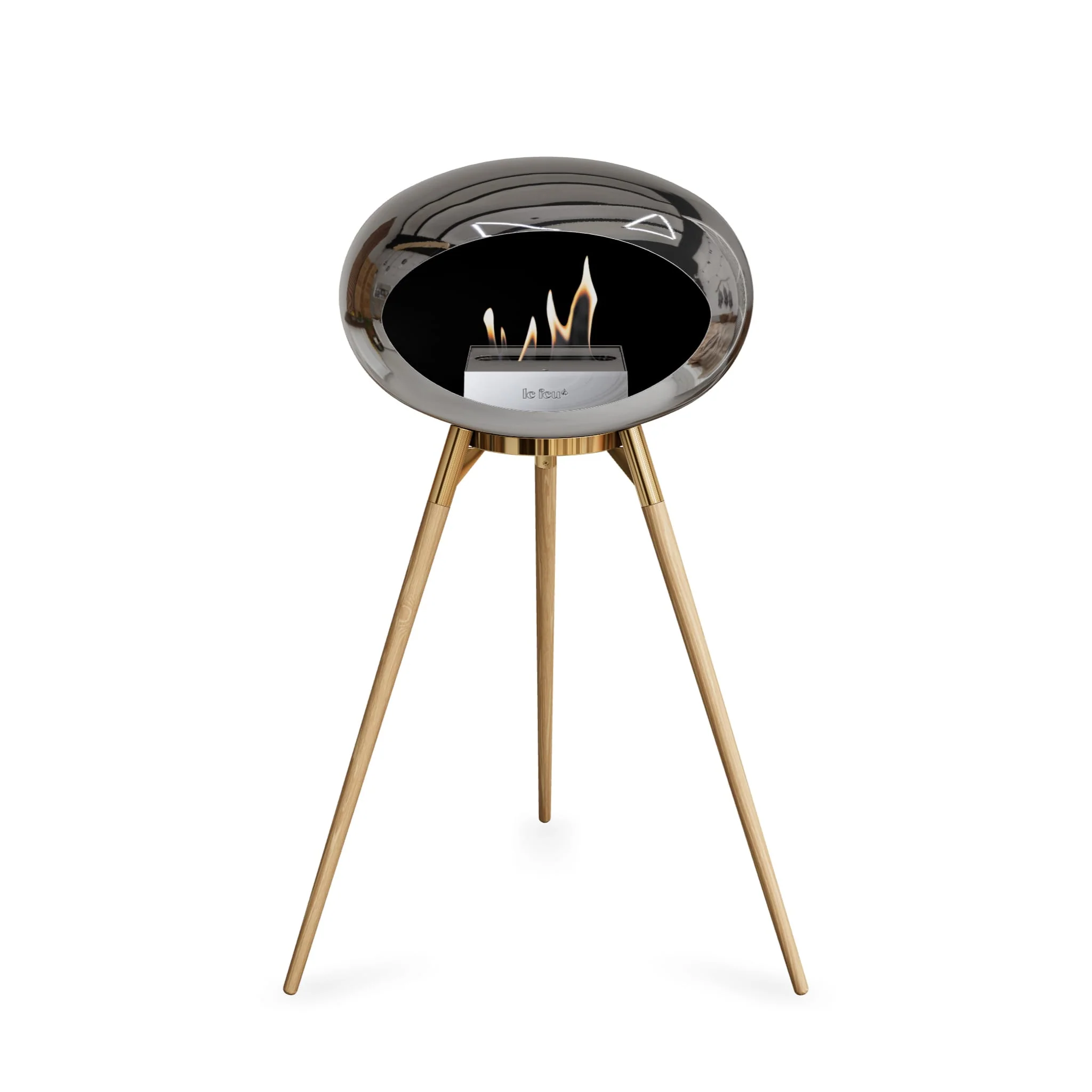 Le Feu Ground High Dome <br>Chromed Silver - Image 23