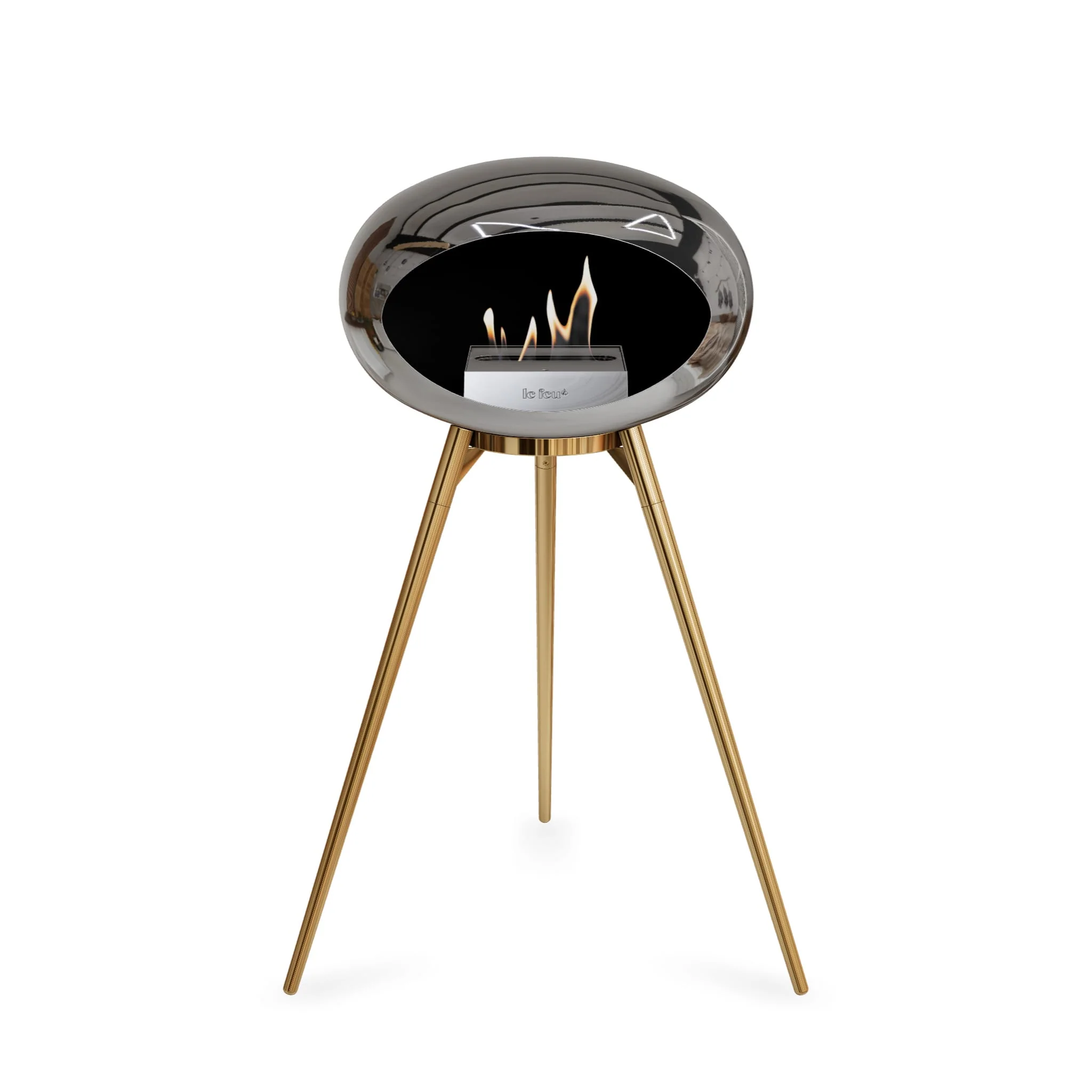 Le Feu Ground High Dome <br>Chromed Silver - Image 26