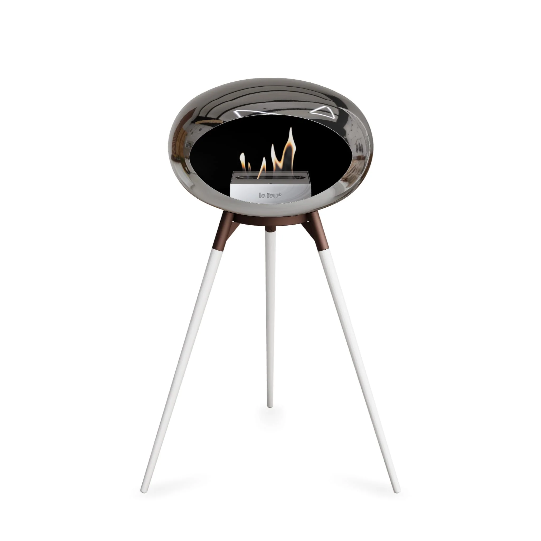 Le Feu Ground High Dome <br>Chromed Silver - Image 7