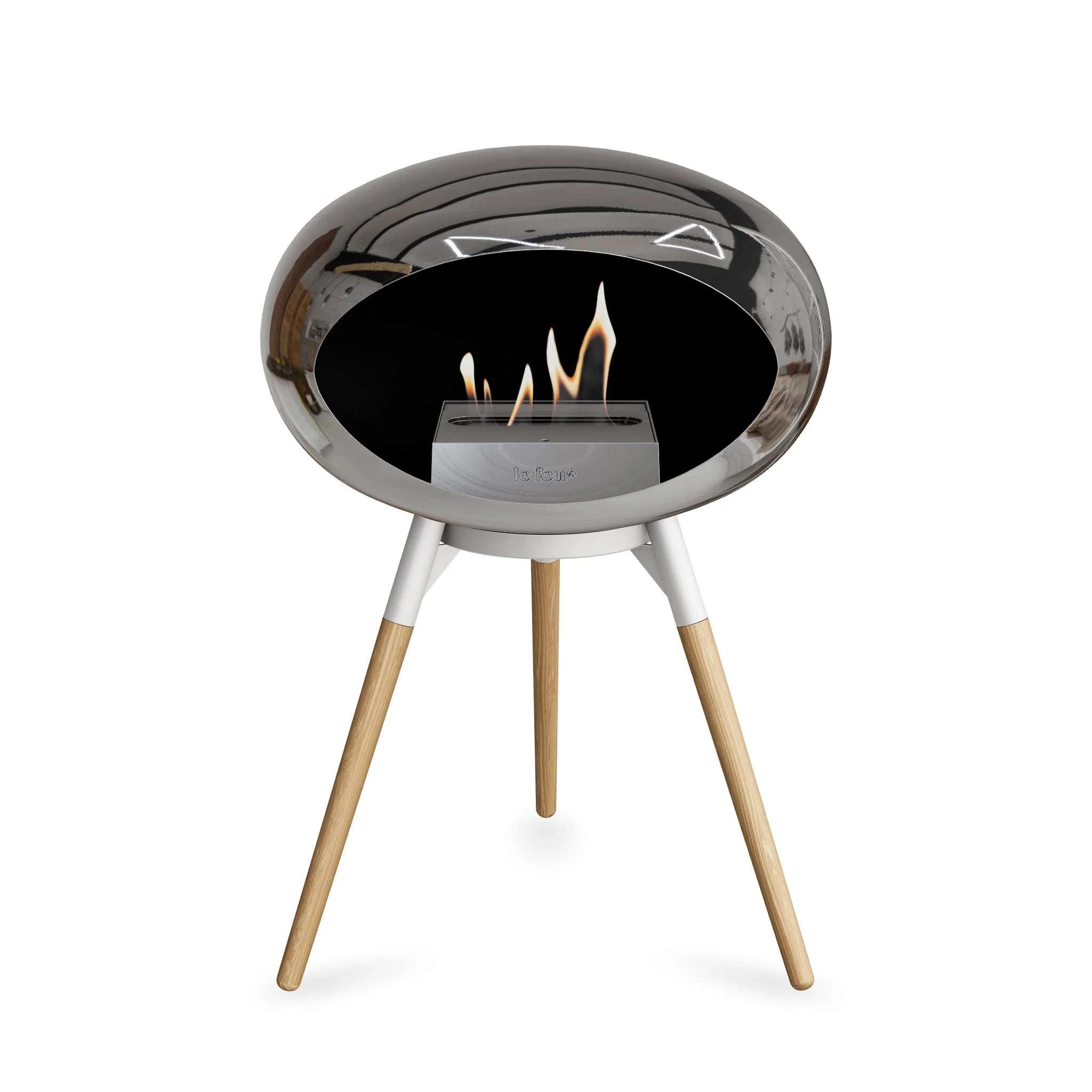 Le Feu Ground Low Dome <br>Chromed Silver - Image 17