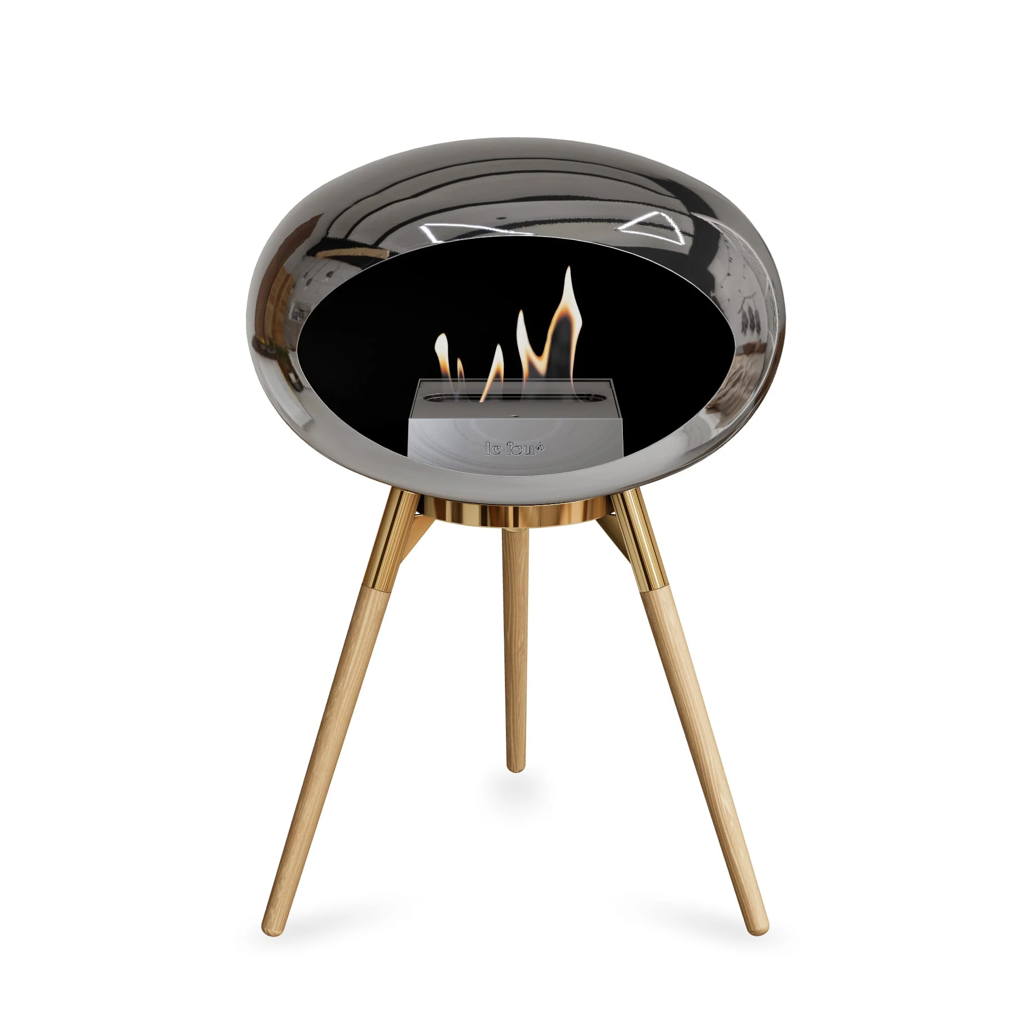 Le Feu Ground Low Dome <br>Chromed Silver - Image 22