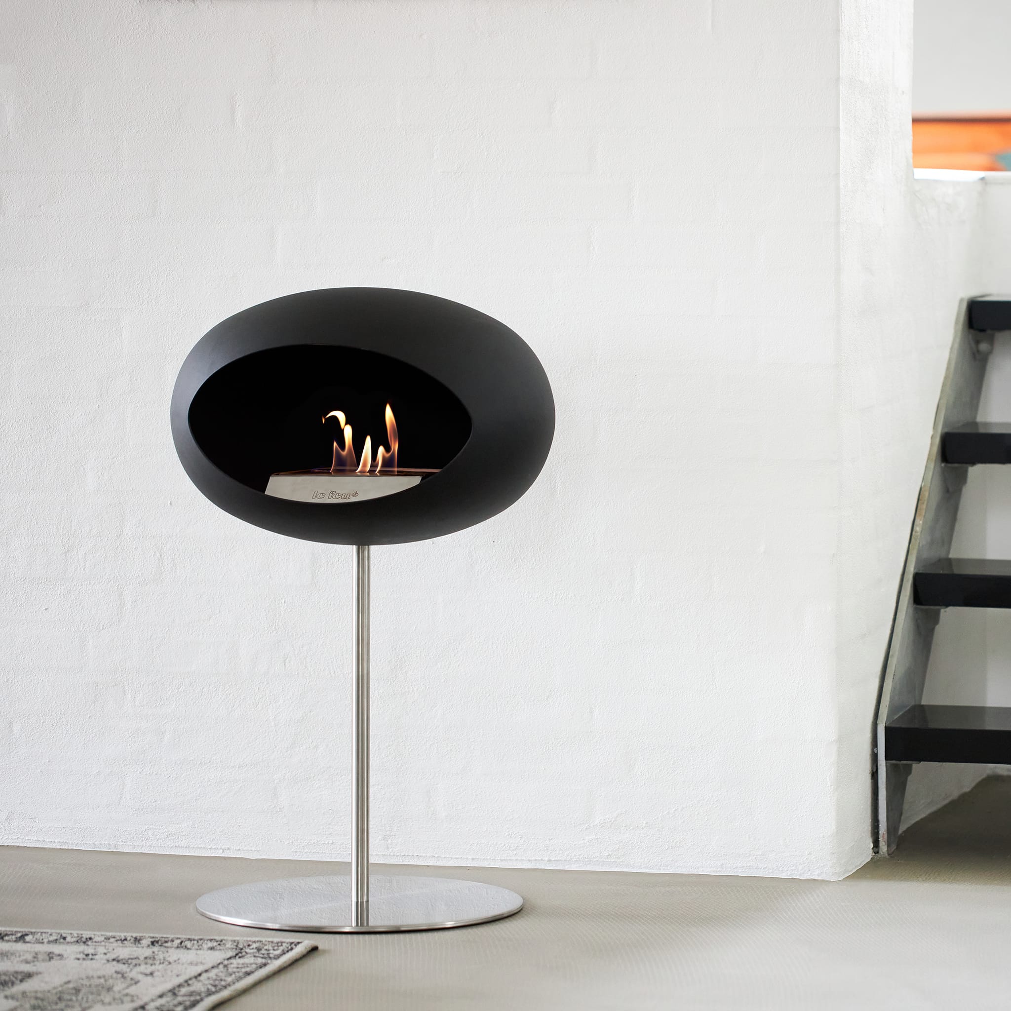 Le Feu Steel Low Dome <br>Black - Image 4