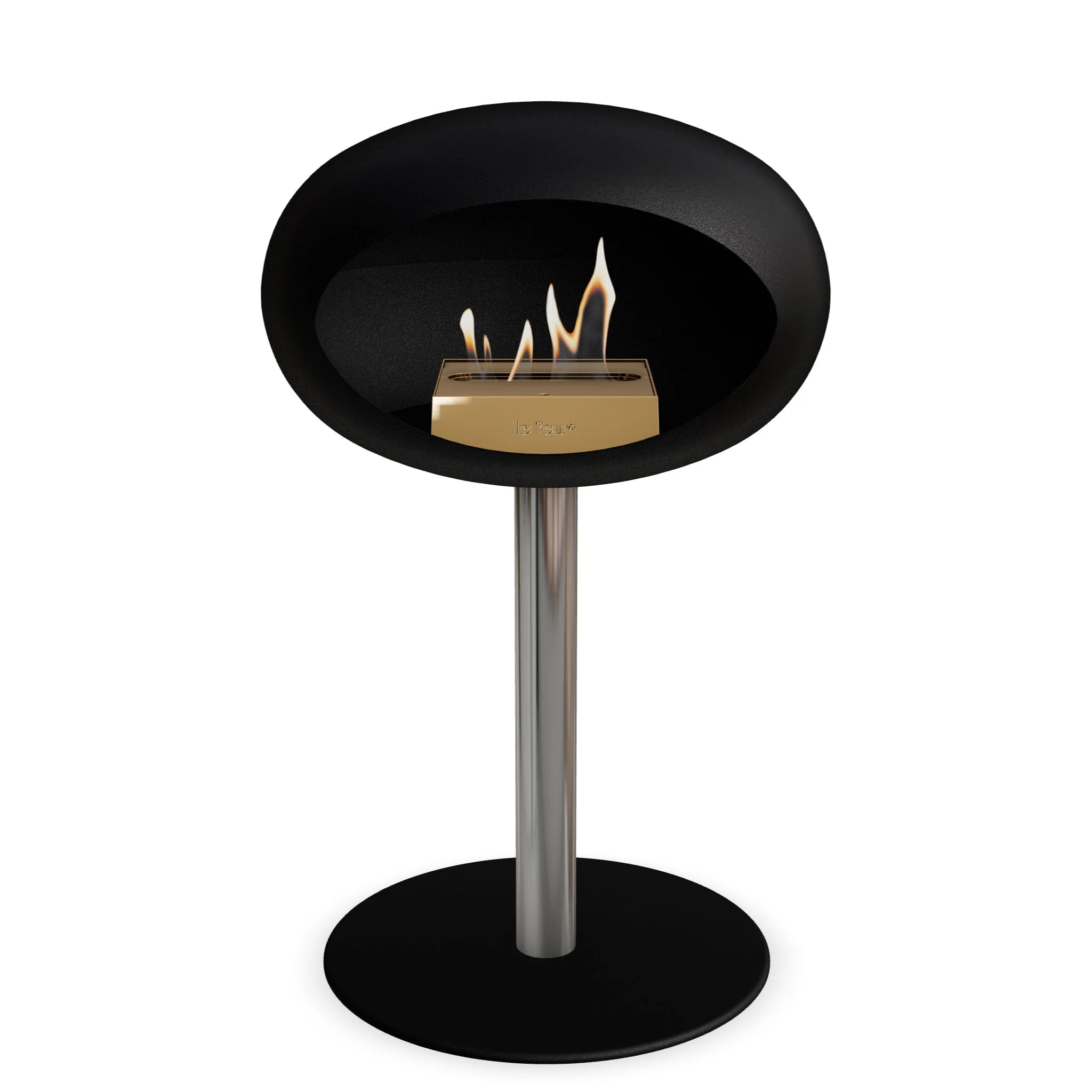 Le Feu Steel Low Dome <br>Black - Image 48