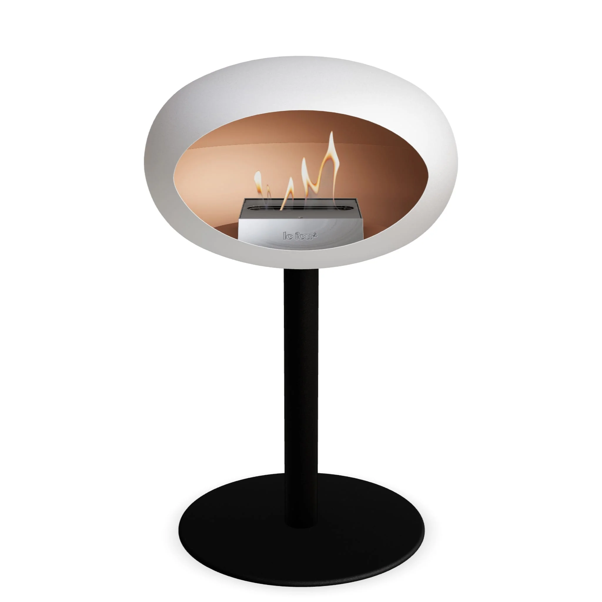 Le Feu Steel Low Dome <br>White - Image 11