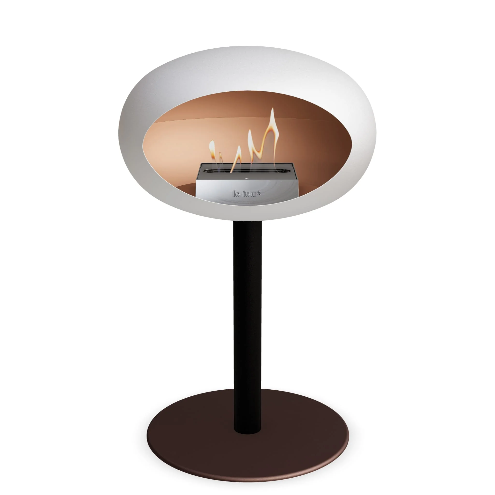 Le Feu Steel Low Dome <br>White - Image 13
