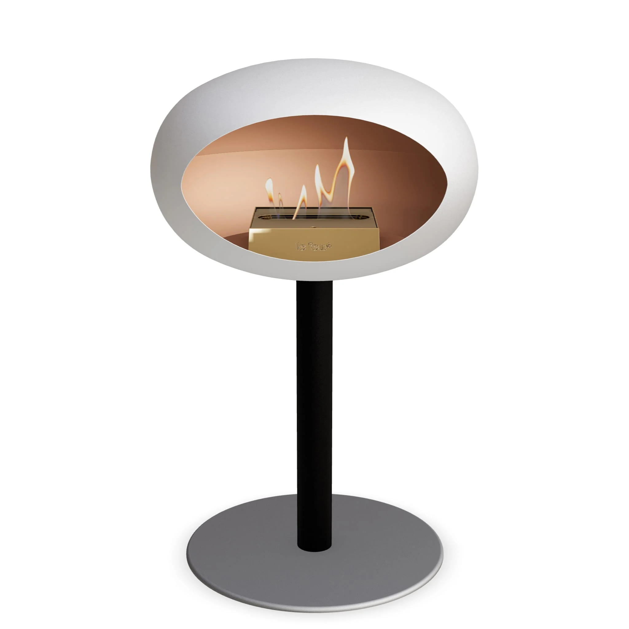 Le Feu Steel Low Dome <br>White - Image 16