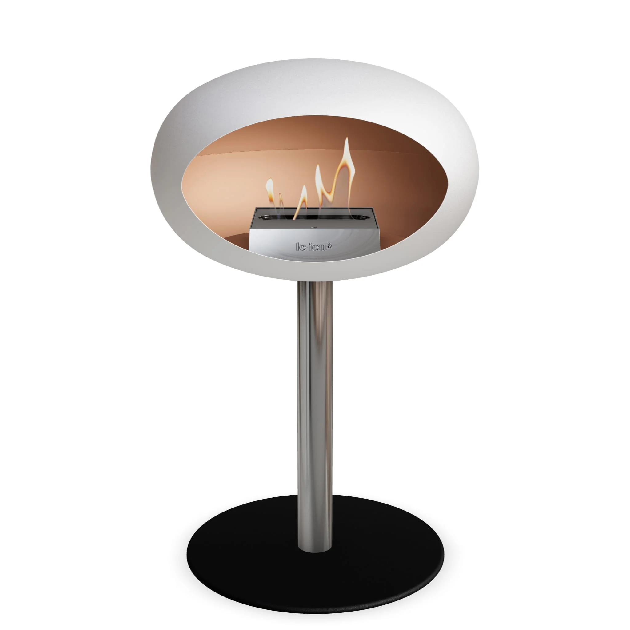 Le Feu Steel Low Dome <br>White - Image 19
