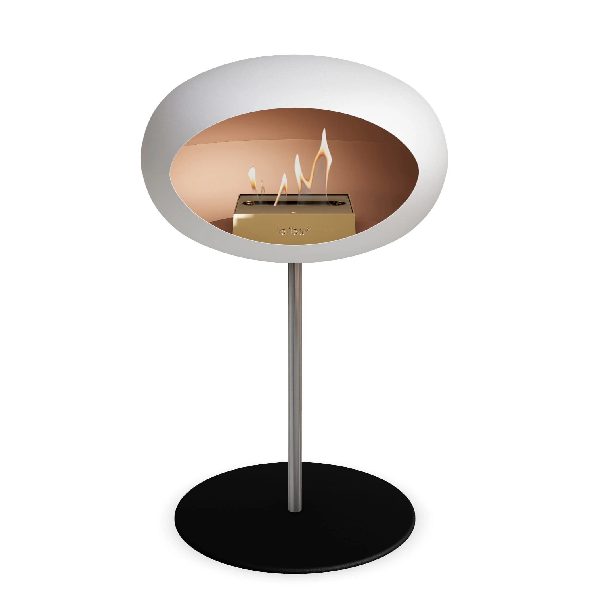 Le Feu Steel Low Dome <br>White - Image 39