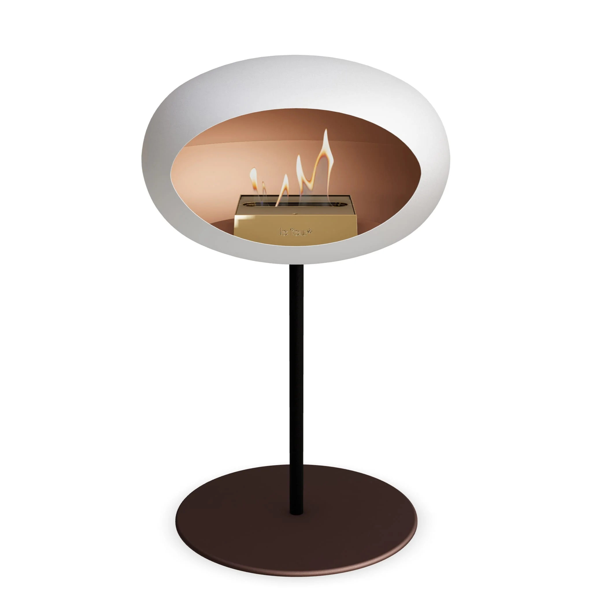 Le Feu Steel Low Dome <br>White - Image 5