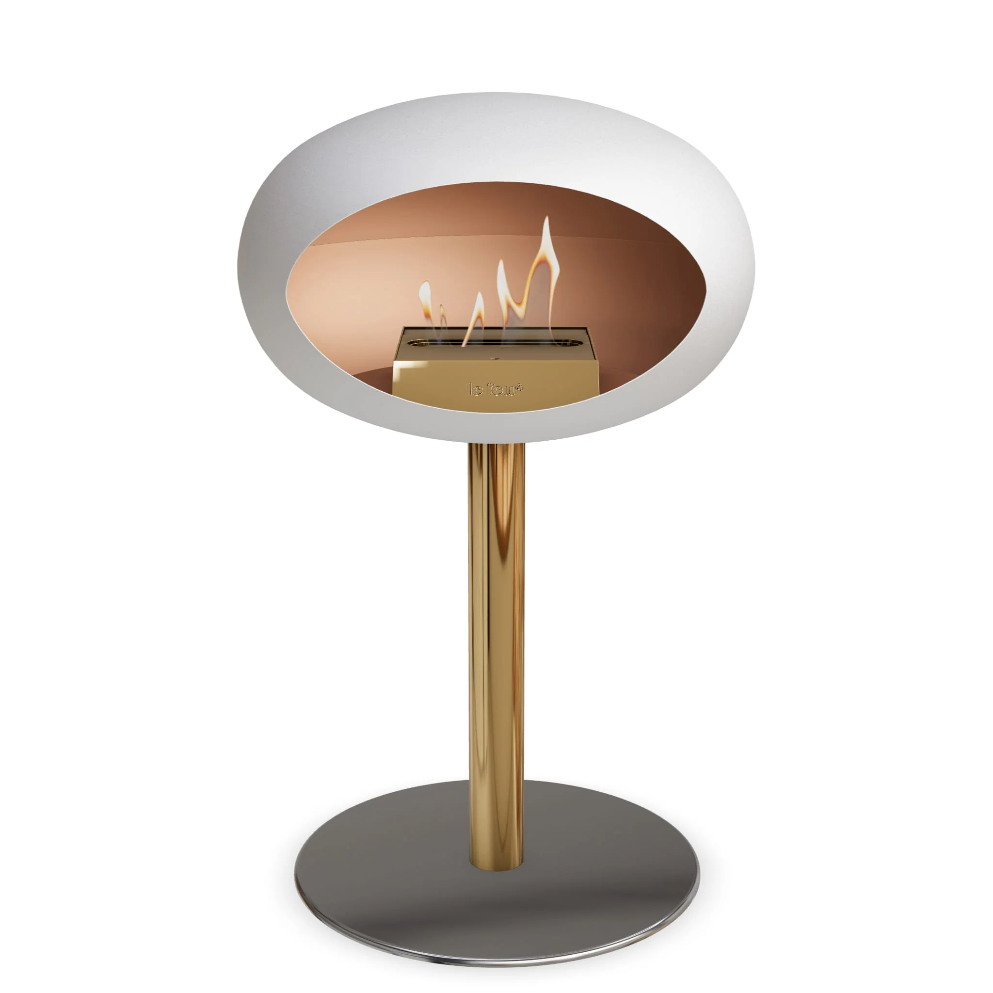 Le Feu Steel Low Dome <br>White - Image 52