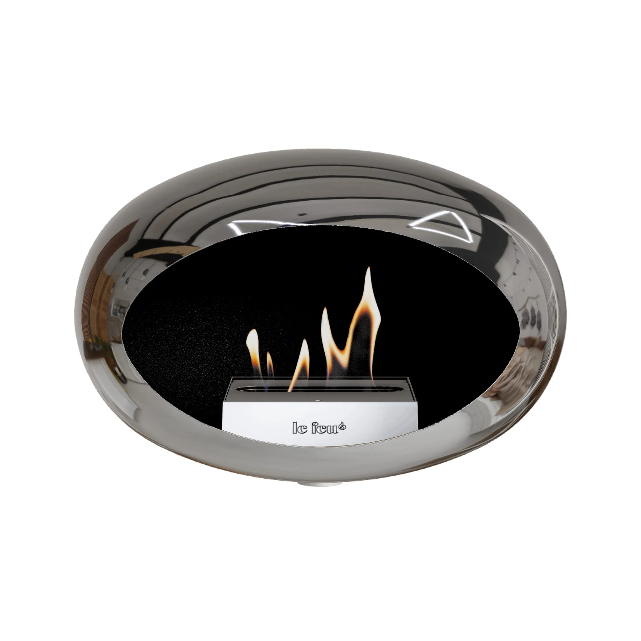 Le Feu Wall Dome <br>Chromed Silver - Image 4