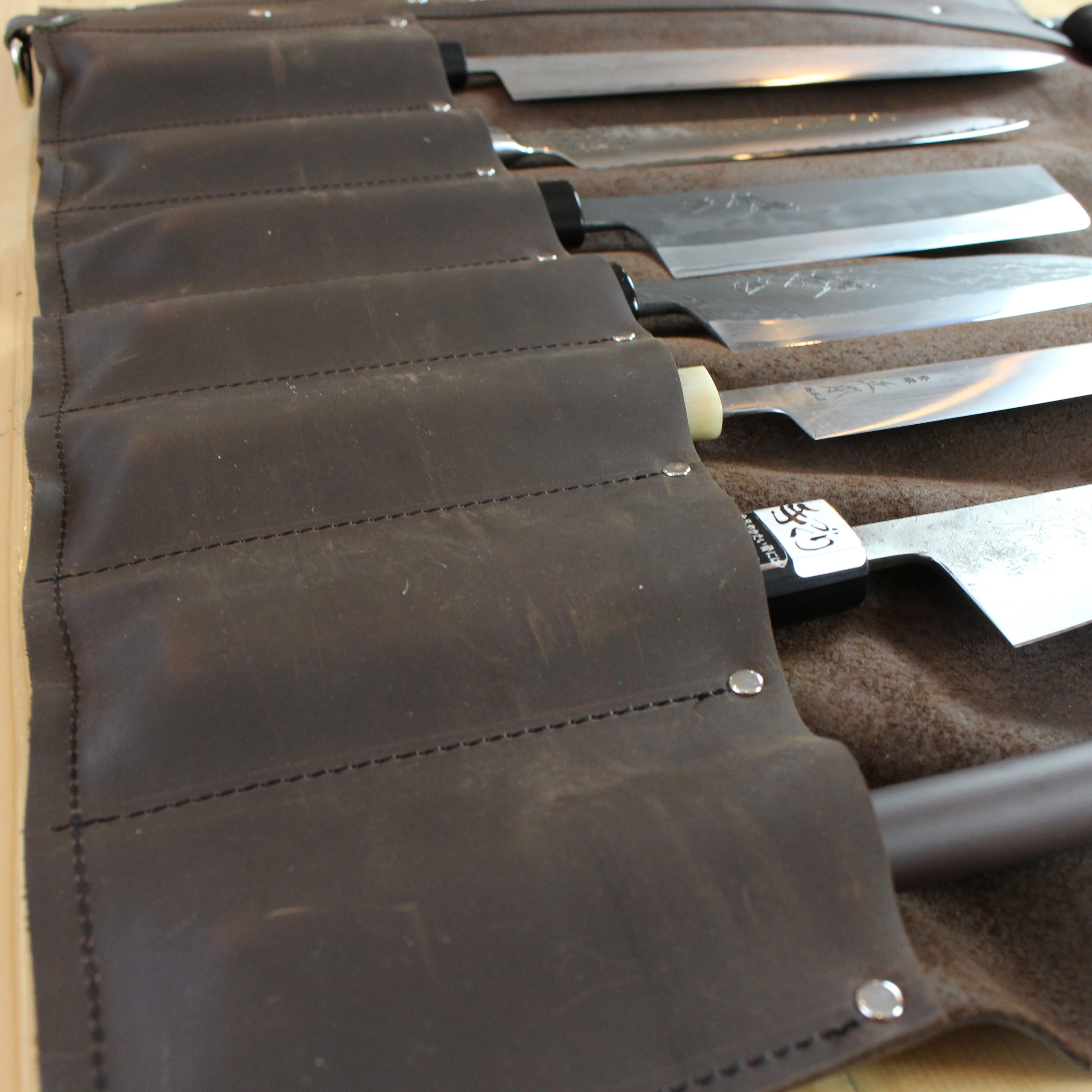 Leather Knife Roll - Image 3
