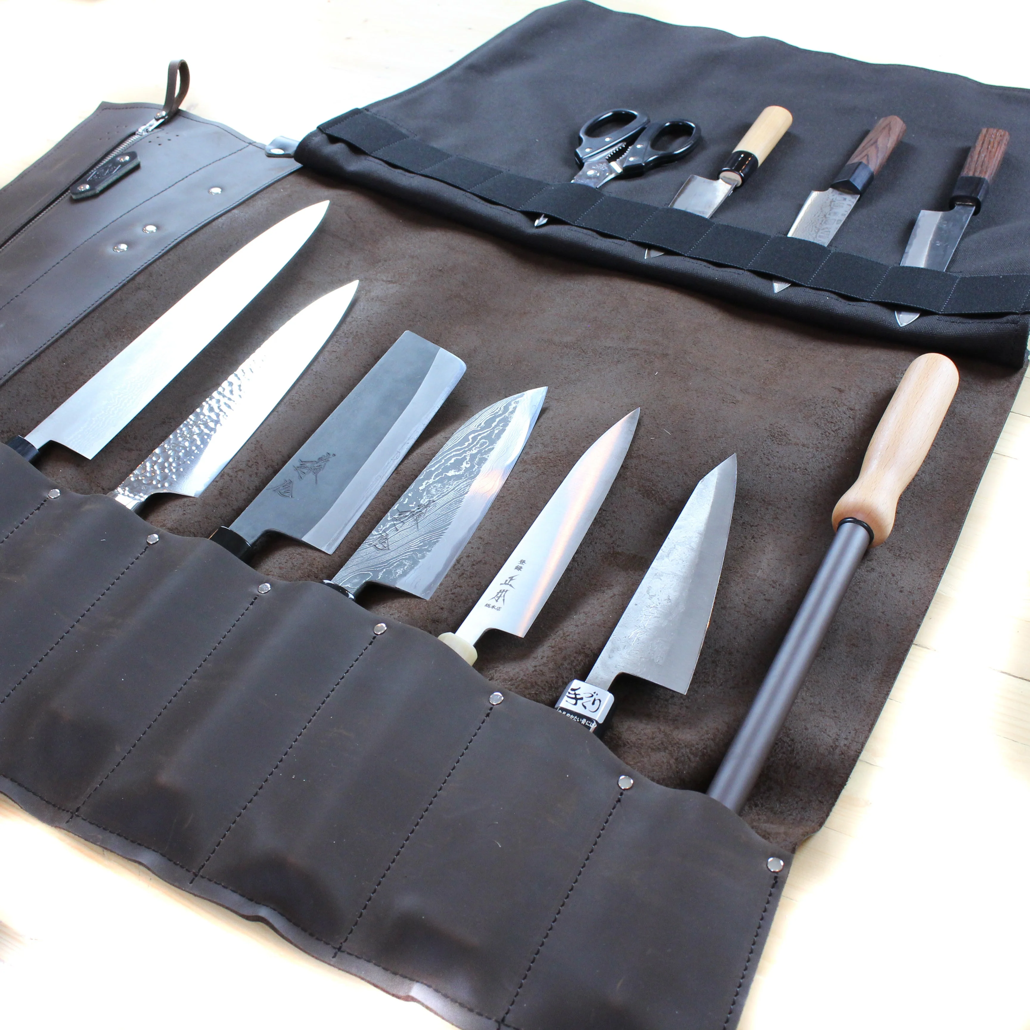 Leather Knife Roll - Image 4