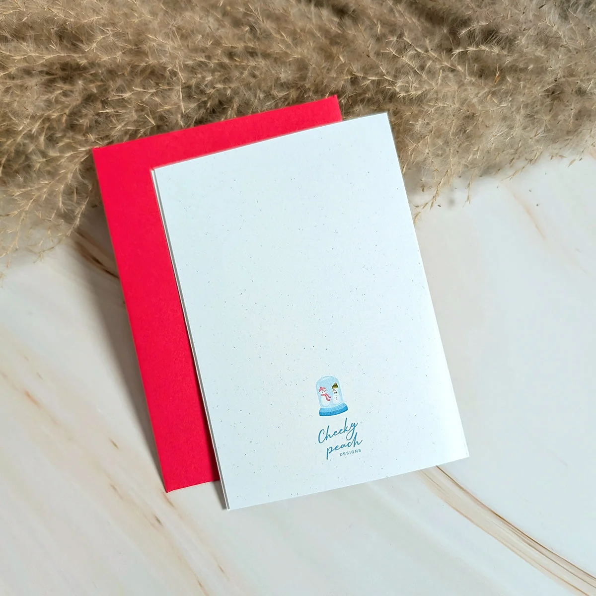 Let It Snow Globe Mini Holiday Card - Image 2