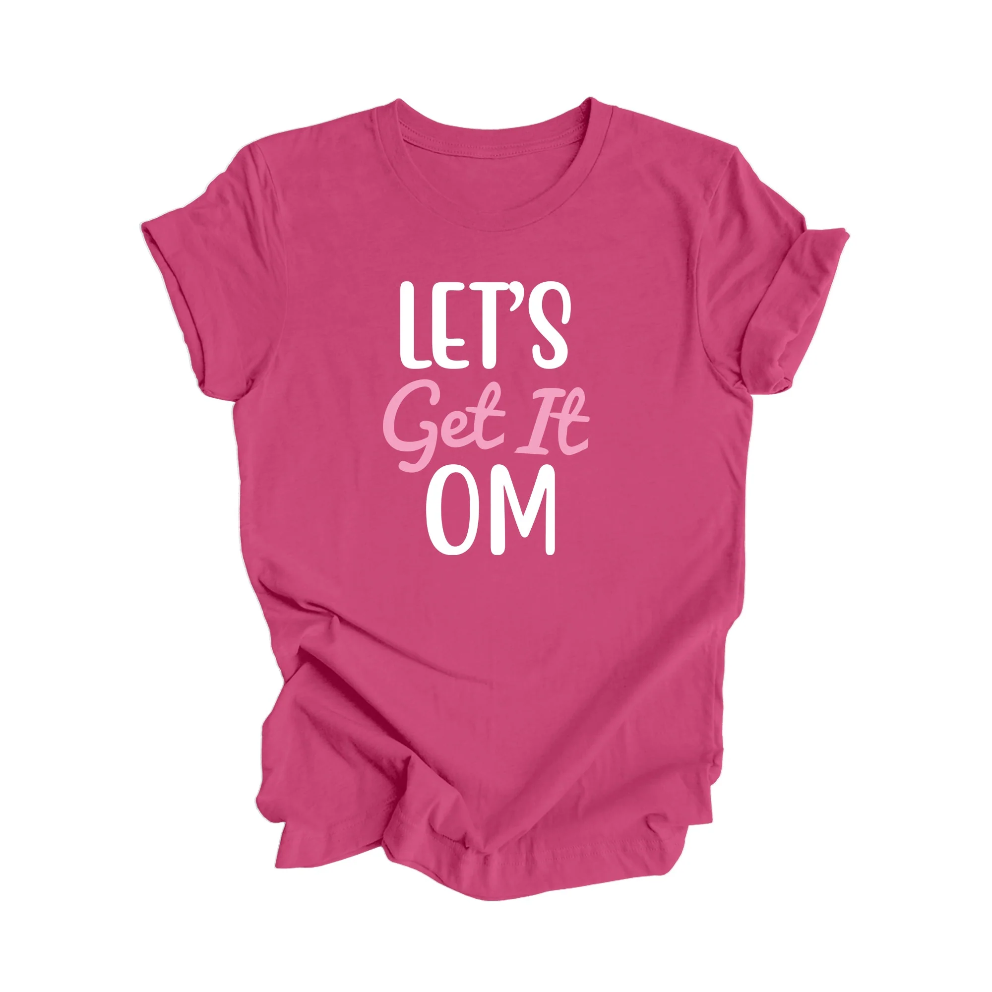 Let's Get It Om - Unisex Jersey Short Sleeve Tee - Image 4