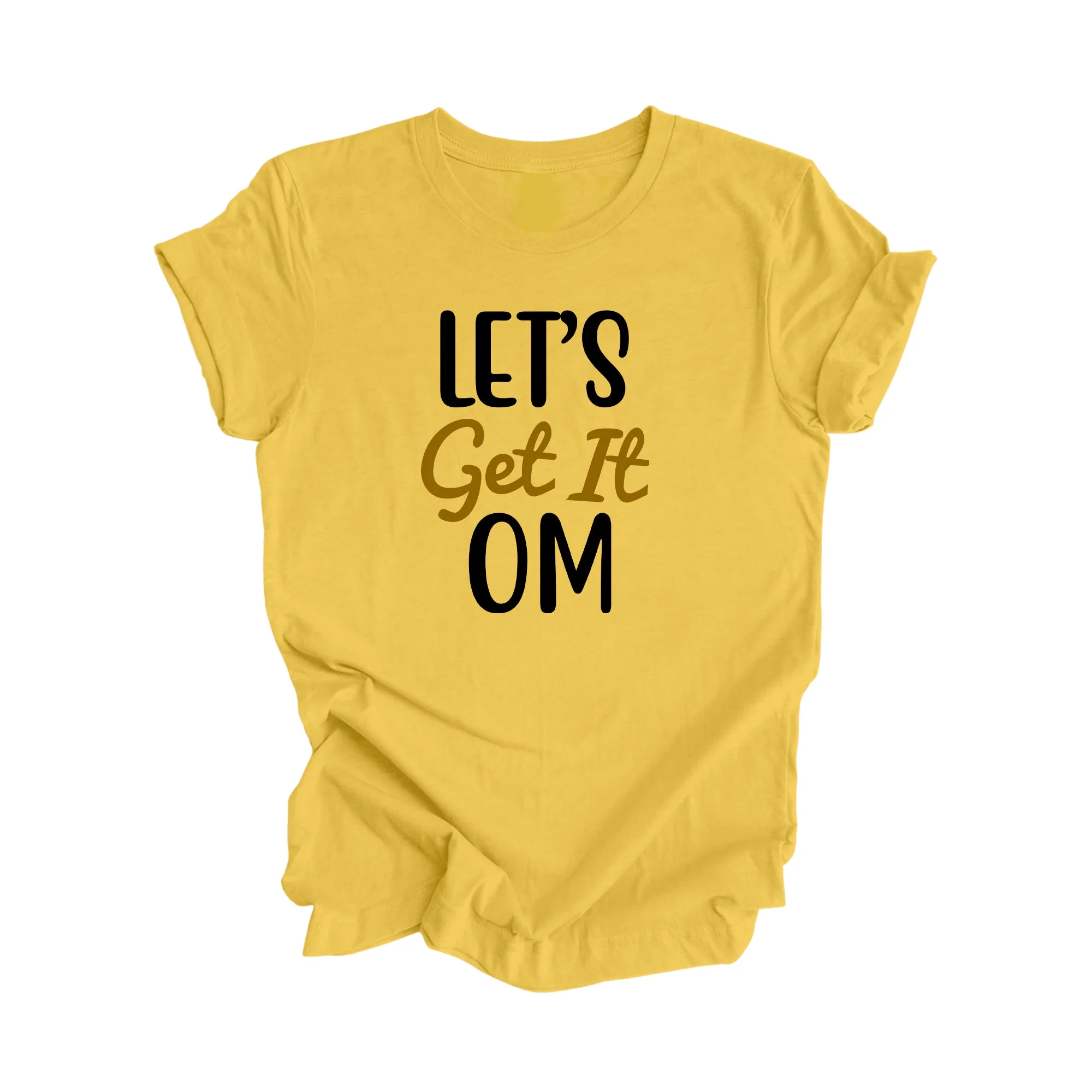 Let's Get It Om - Unisex Jersey Short Sleeve Tee - Image 8