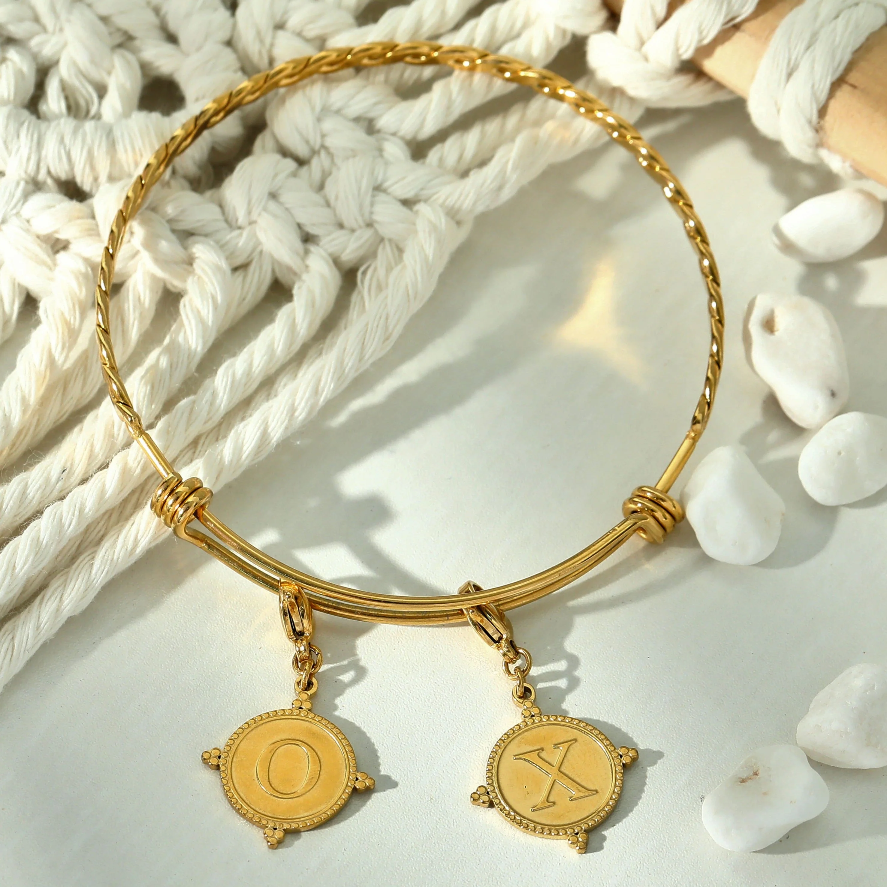 Gold Ornate Alphabet Letter Charms (A–Z) for Necklaces & Bracelets - Image 42