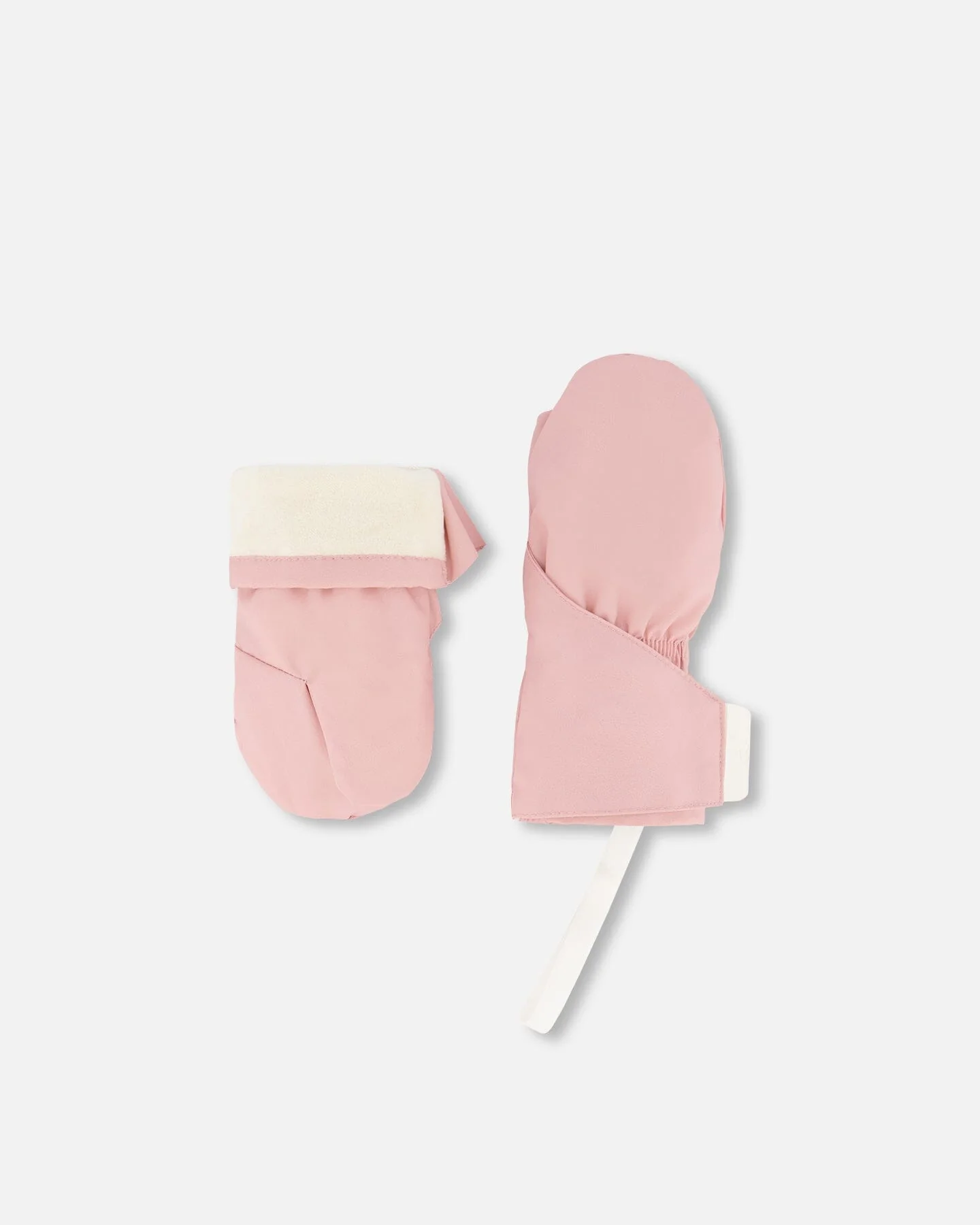 Lined Baby Mittens Dusty Pink