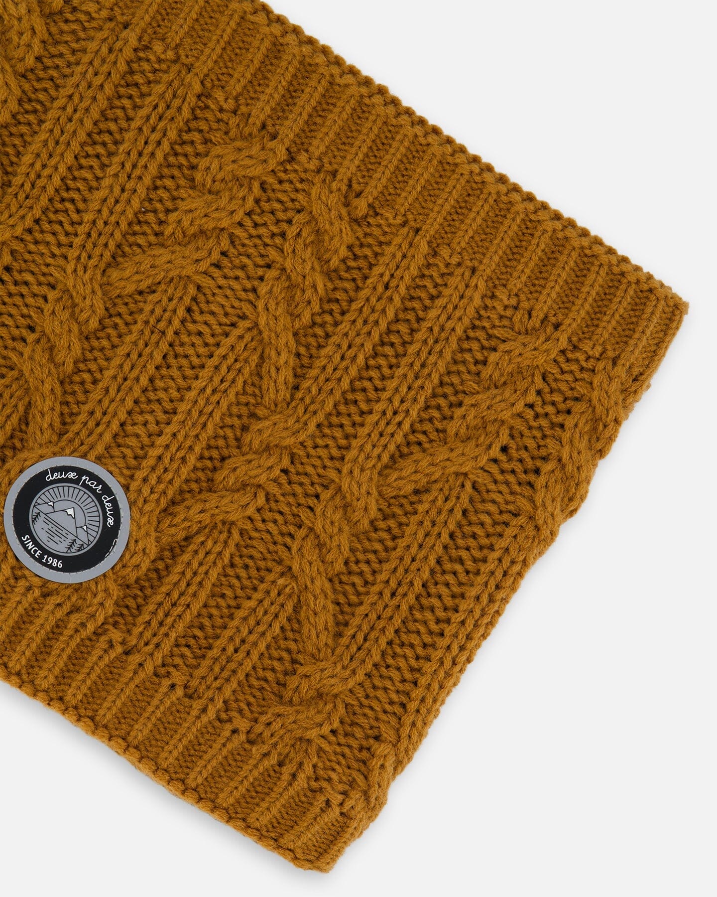 Lined Winter Neckwarmer Brown Sugar - Image 3