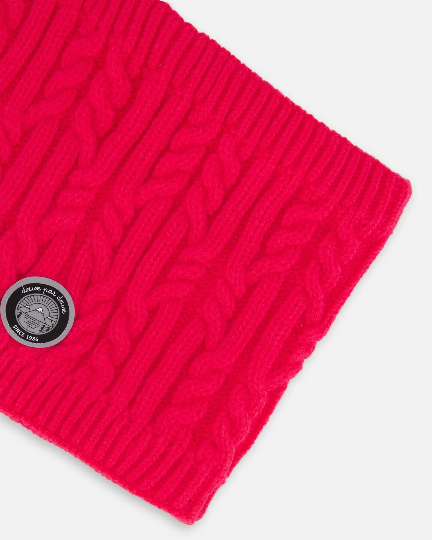 Lined Winter Neckwarmer Flash Coral - Image 3