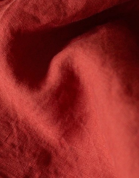 Linen Apron - Terracota - Image 4