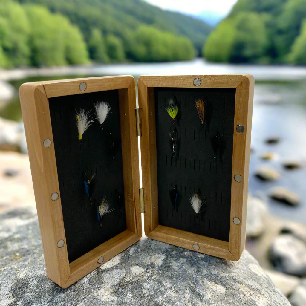Local Hand Crafted Wooden Flyboxes & Fly Kits - Image 10