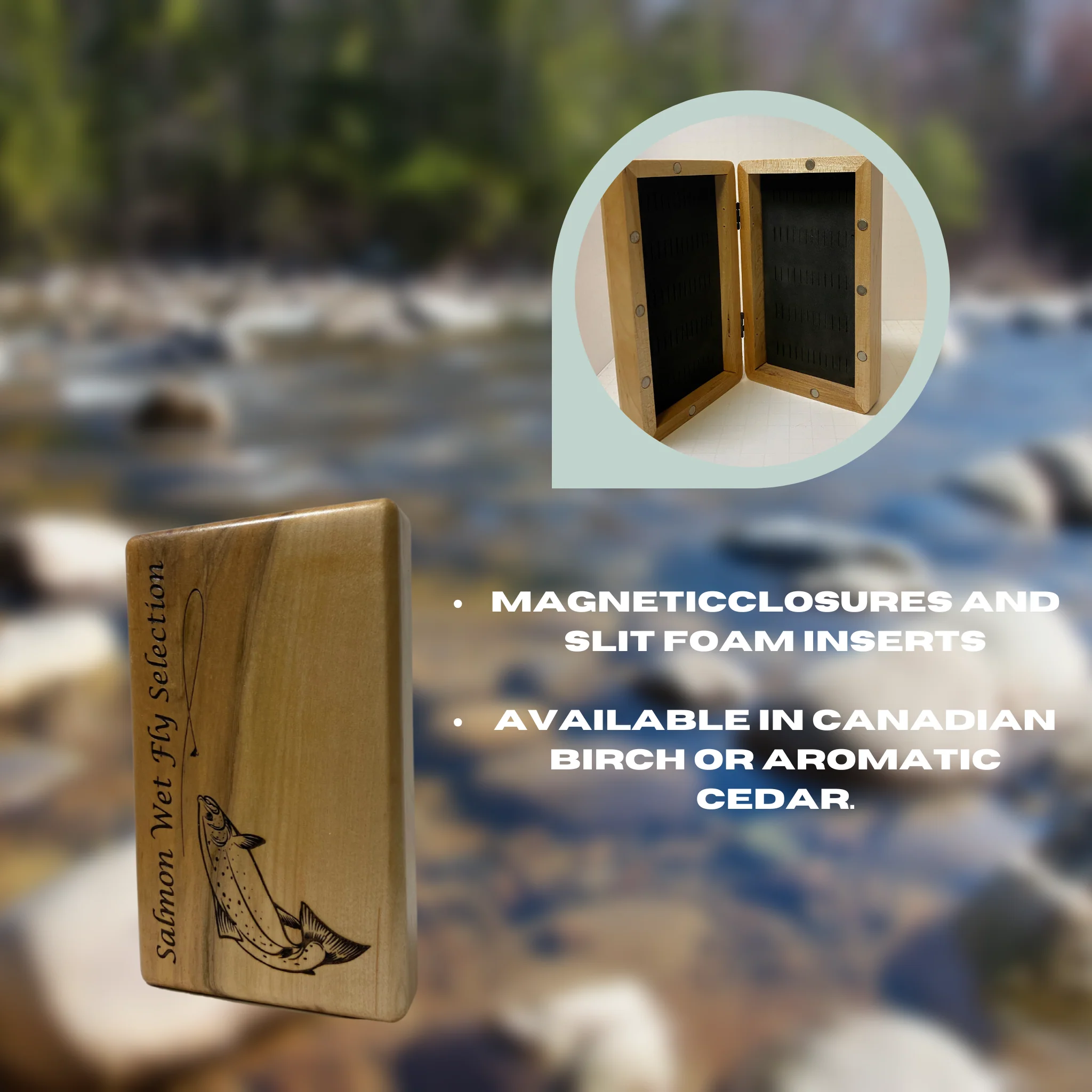 Local Hand Crafted Wooden Flyboxes & Fly Kits - Image 4