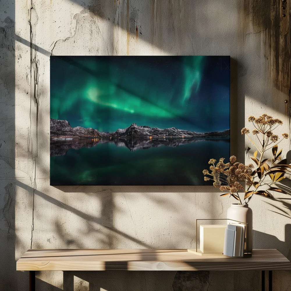 Lofoten Aurora Reflection - Image 5