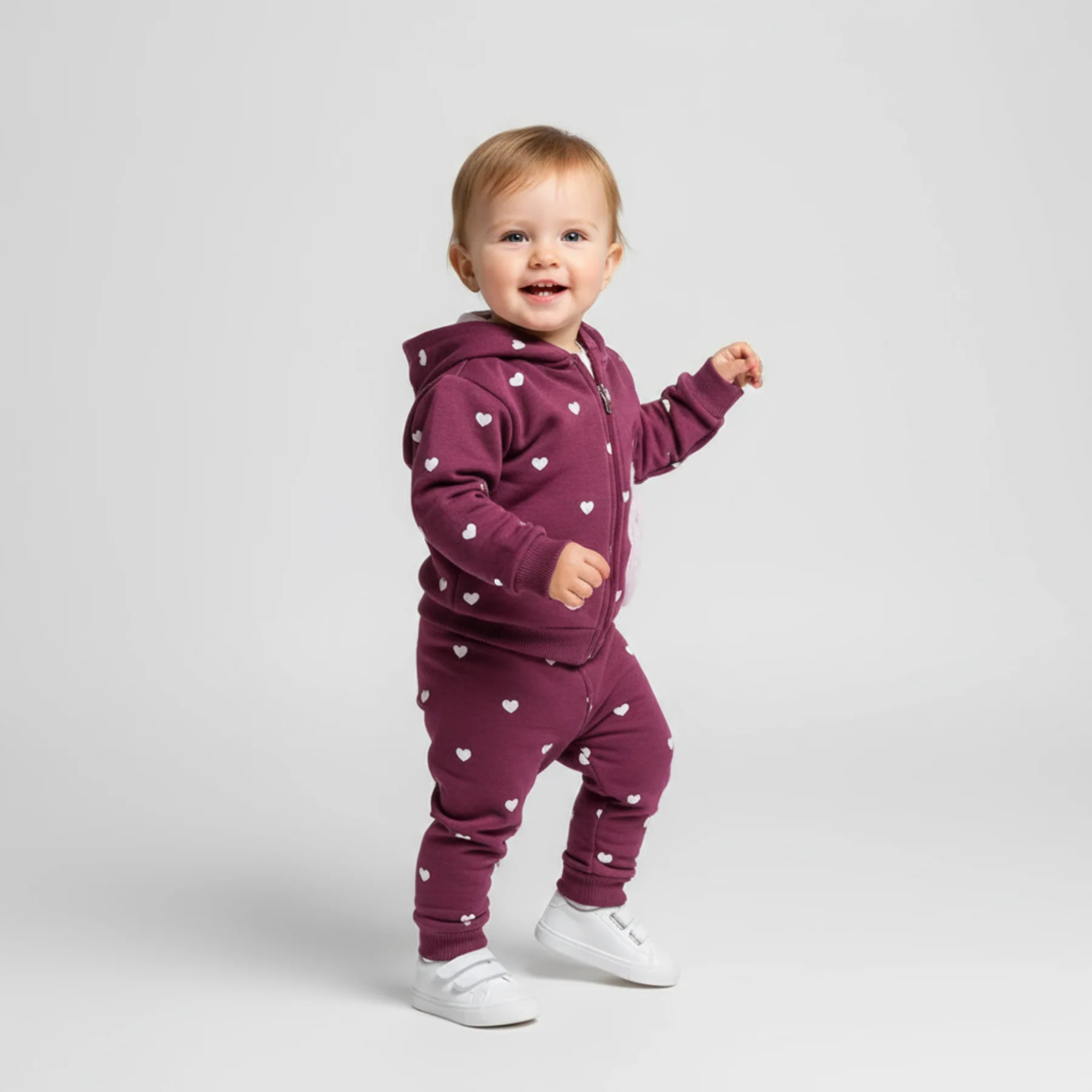 Lovely Bear Girls Jogger Set - Image 3