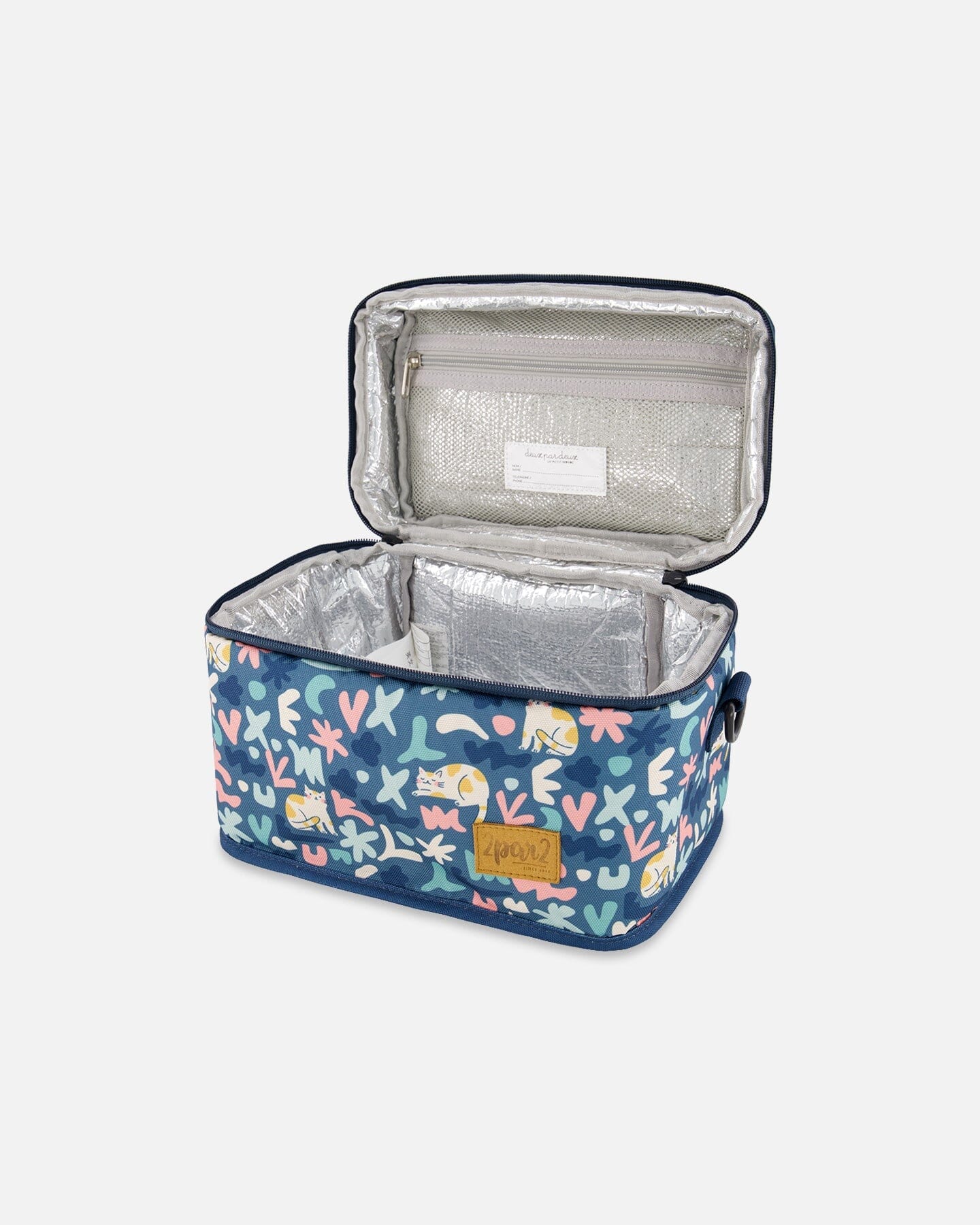 Lunch Box Green Cat Print - Image 3
