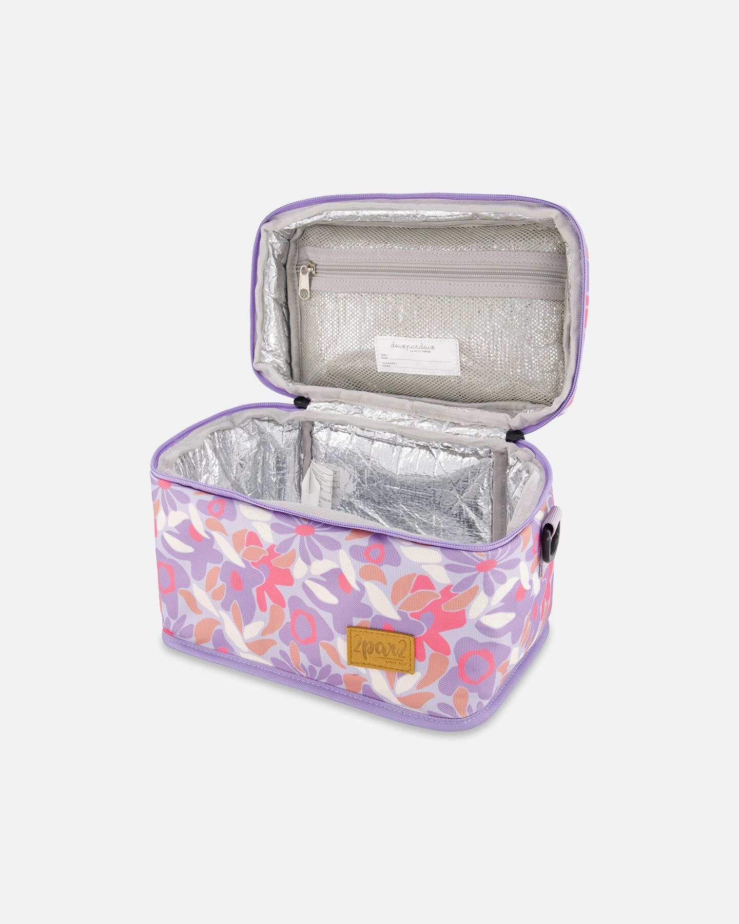 Lunch Box Lilac Retro Flower Print - Image 3