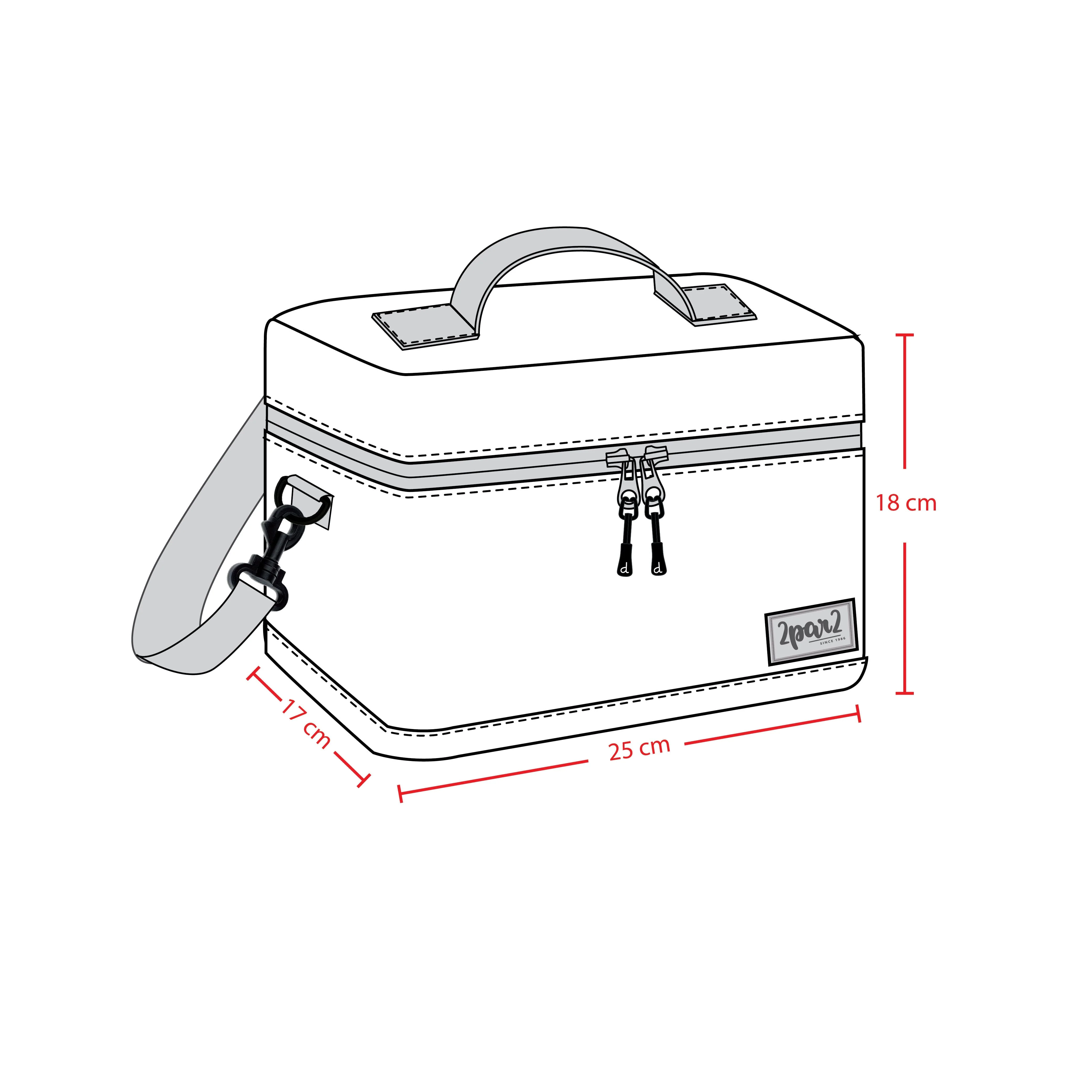 Lunch Box Lilac Retro Flower Print - Image 4