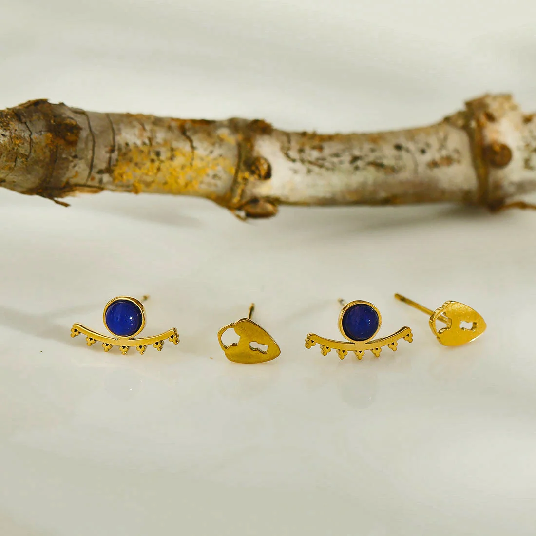 LYDIA 2-Pair Stud Earrings Set - Image 2