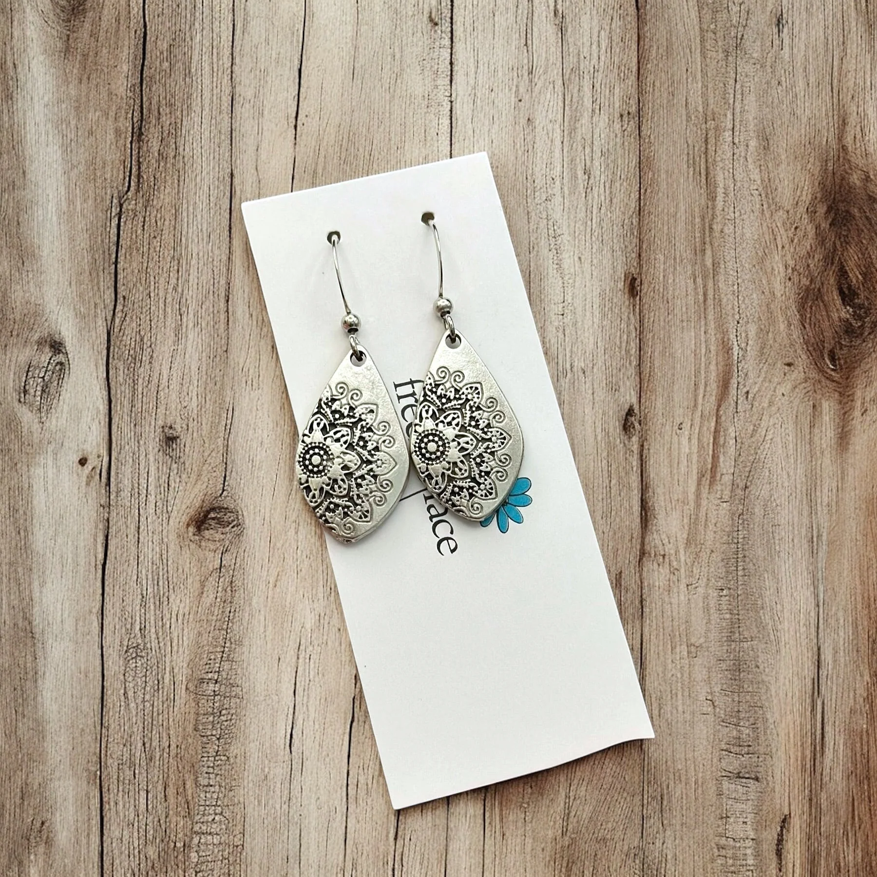 Mandala Hook Earrings - Image 7