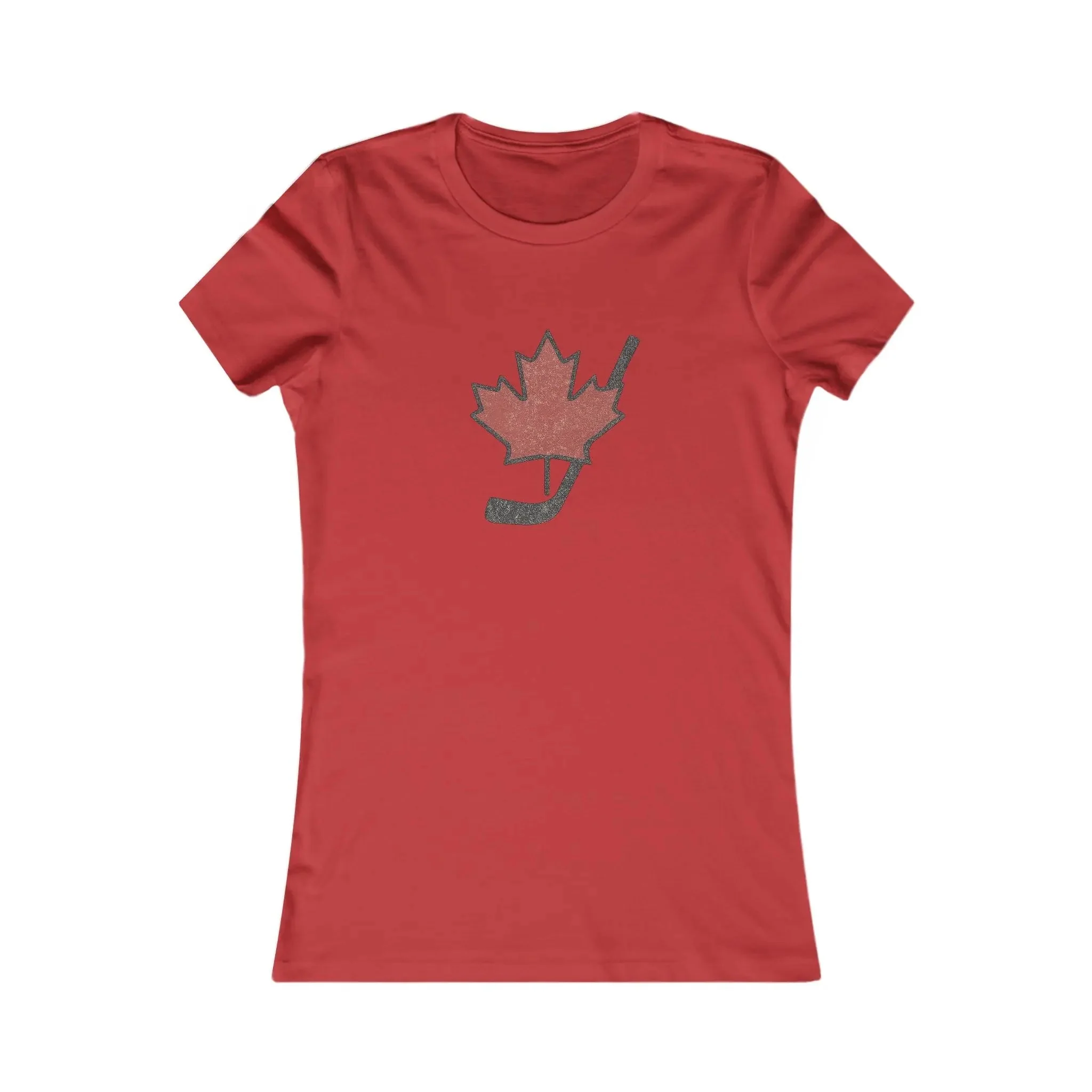 Maple Leaf Hockey Stick Women's T-Shirt - Canadian Hockey Pride - Maple Stick Hockey Co. - Ladies Fit - Image 14