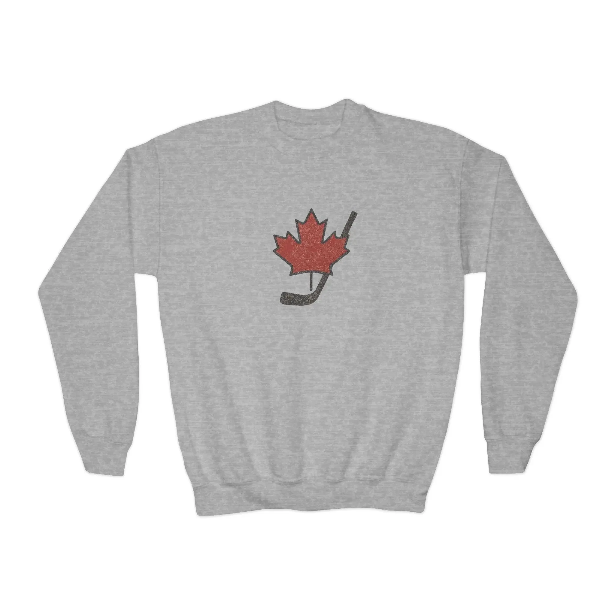 Maple Stick Youth Crewneck Sweatshirt – Maple Leaf Pride - Image 4