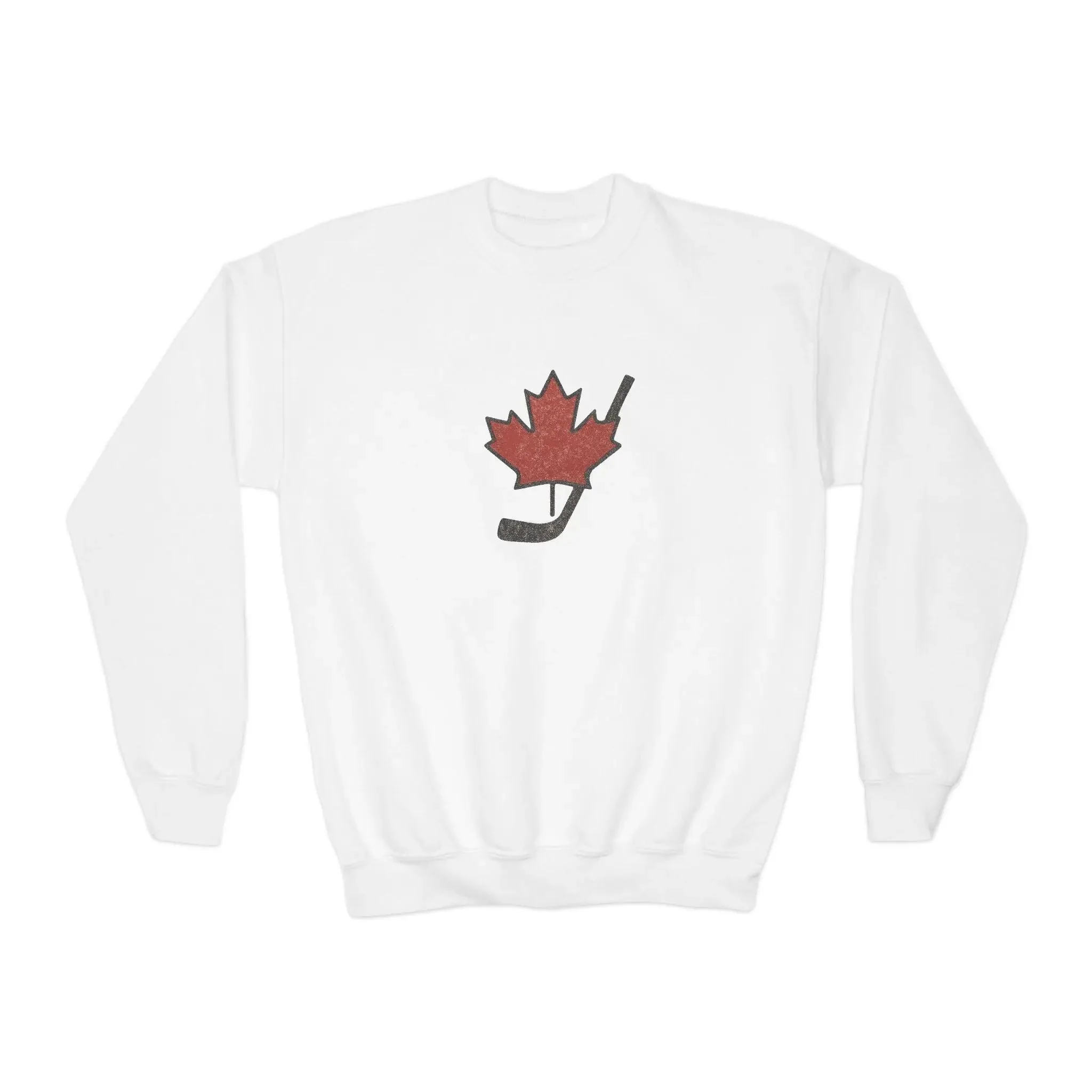 Maple Stick Youth Crewneck Sweatshirt – Maple Leaf Pride - Image 6