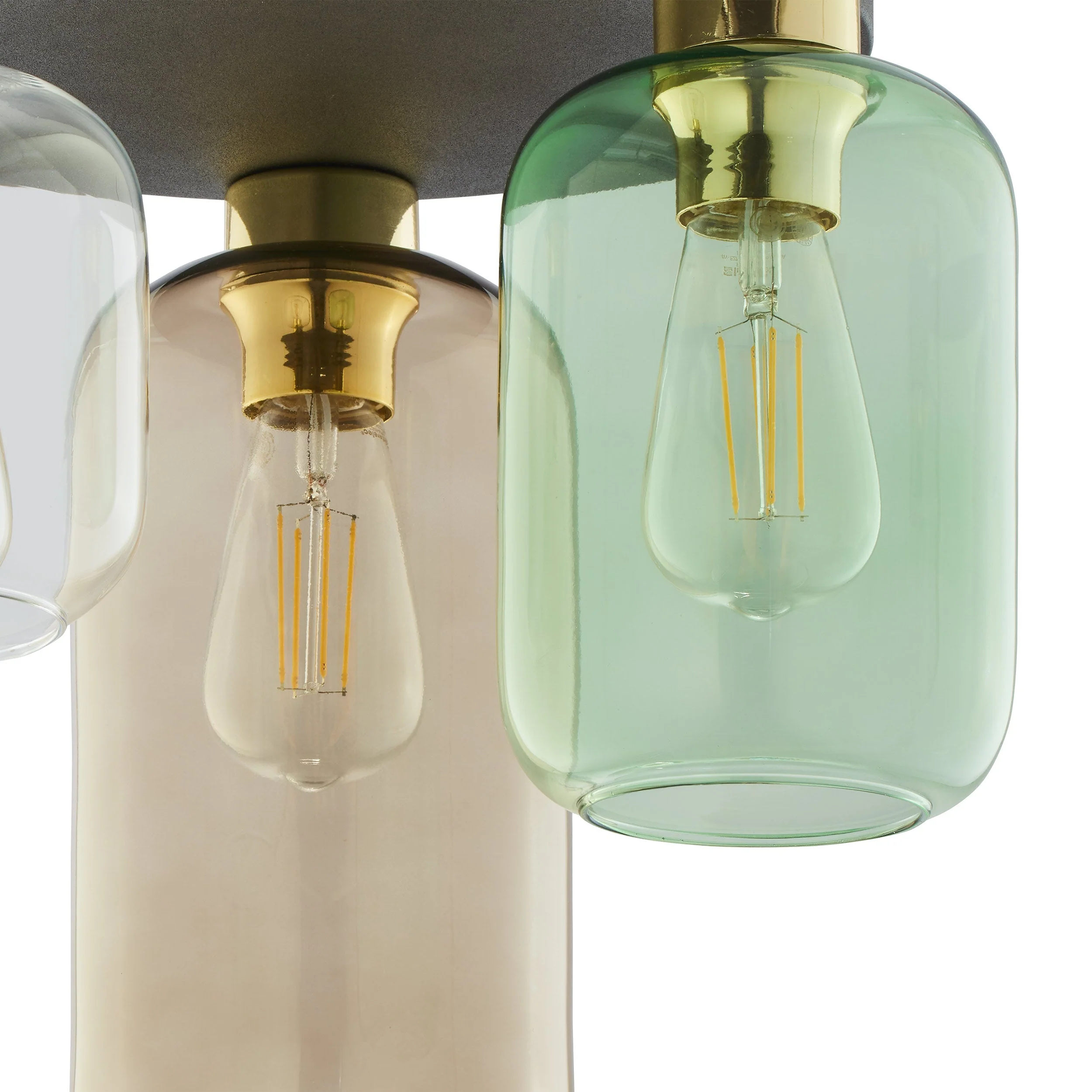 MARCO Mid-Century Modern 3-Light Flush Mount for Living Room, Kitchen & Dining - Image 4