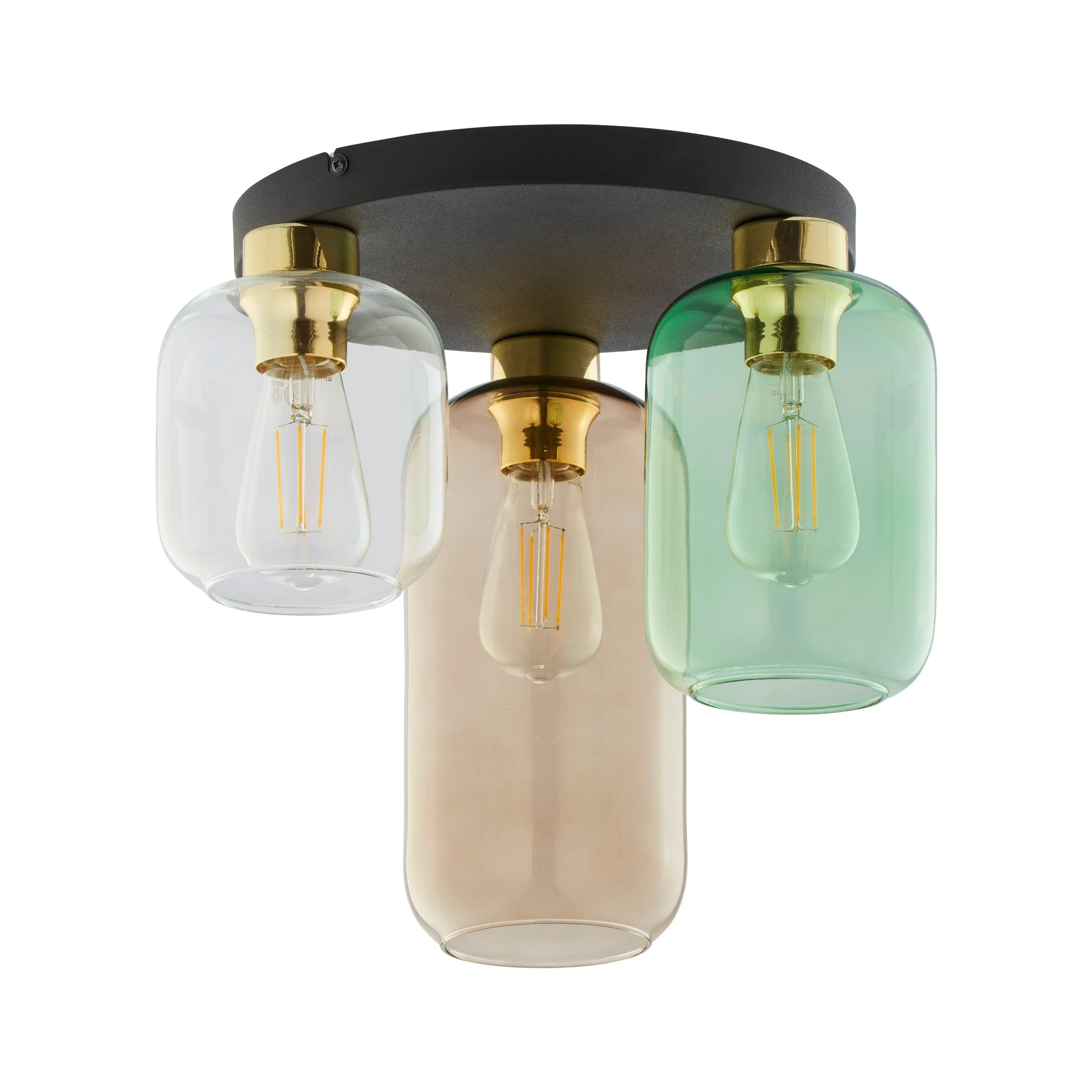 MARCO Mid-Century Modern 3-Light Flush Mount for Living Room, Kitchen & Dining - Image 5