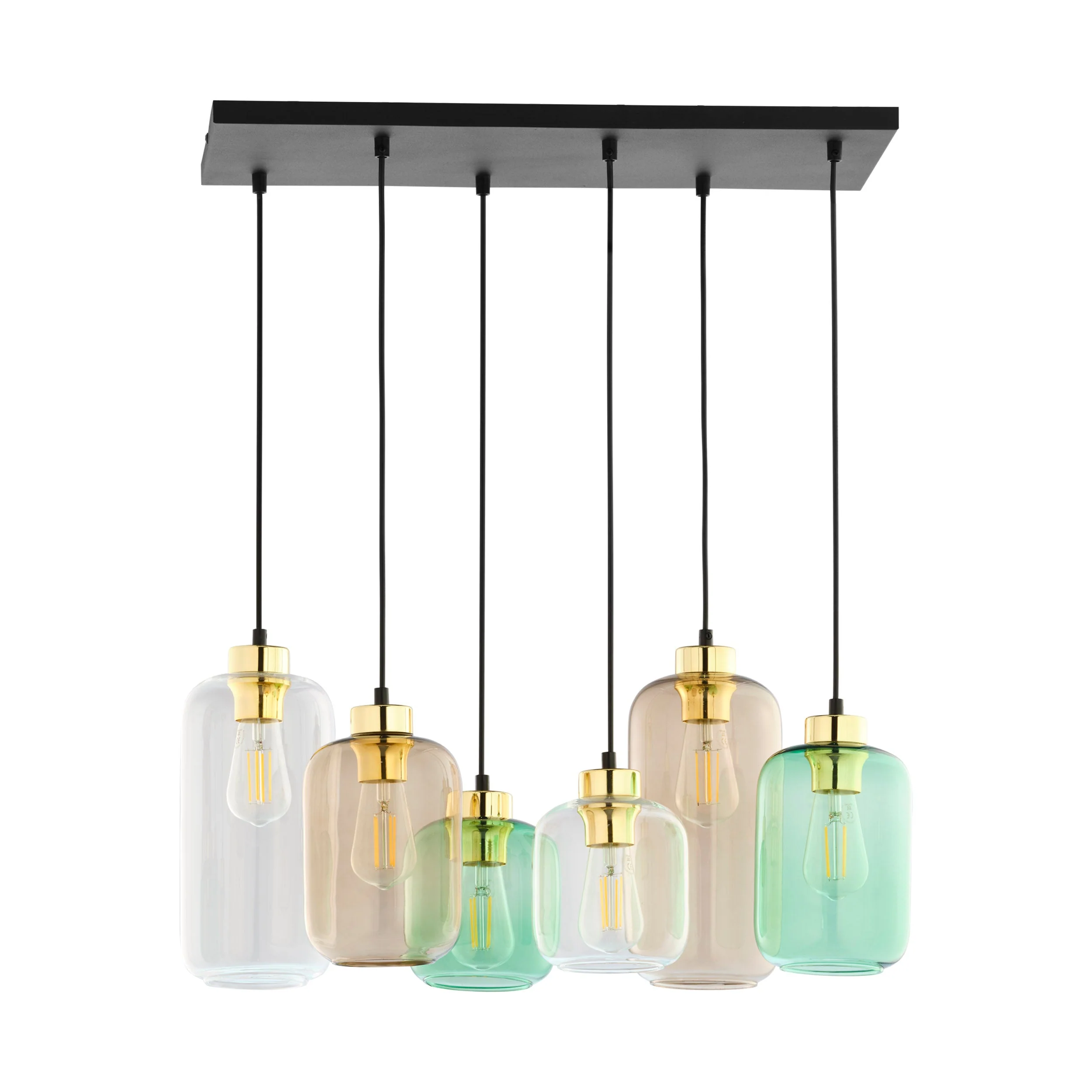 MARCO Mid-Century Modern 6-Light Pendant for Dining Room & Open Spaces - Image 2
