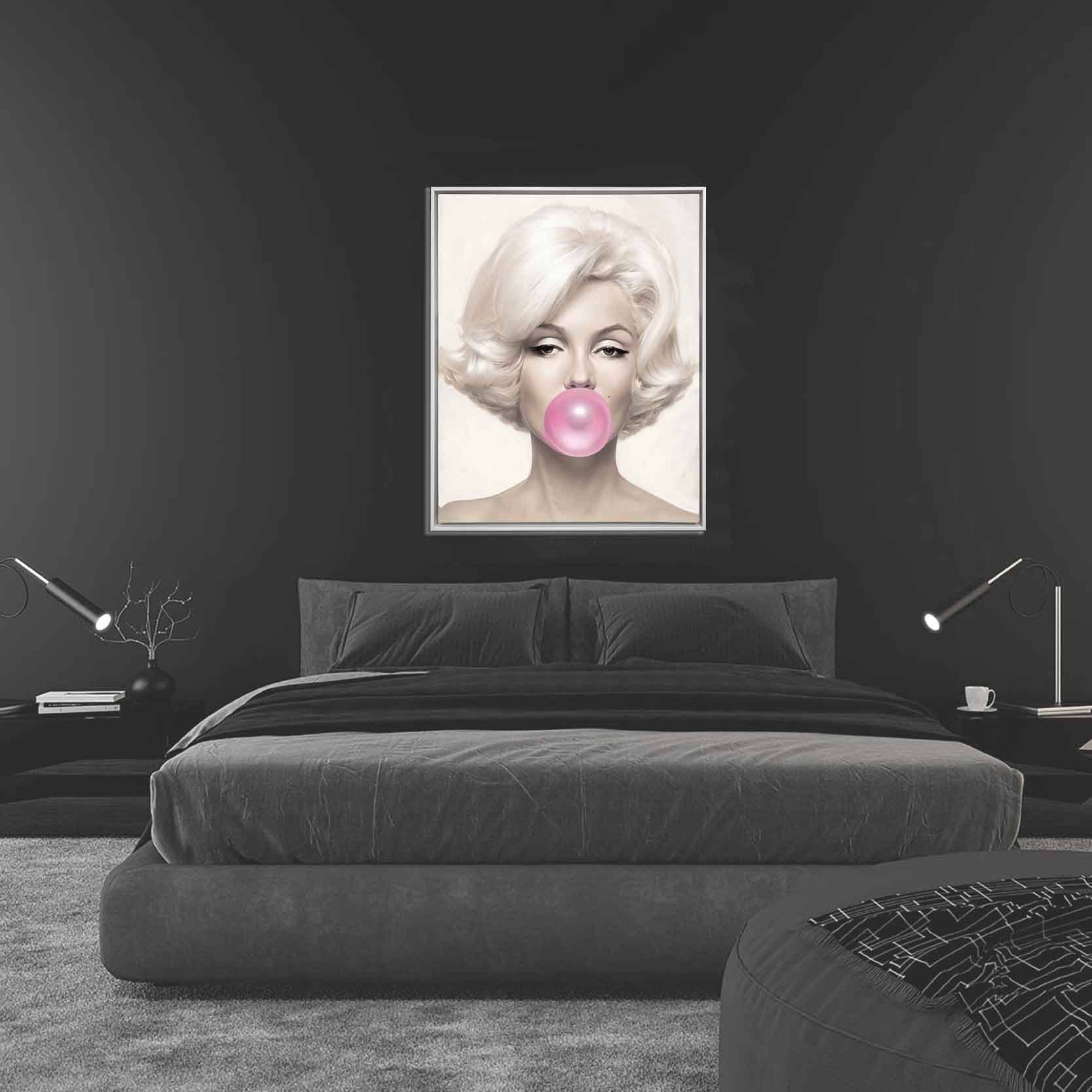 Marilyn in pink-Wall art decor - Image 10