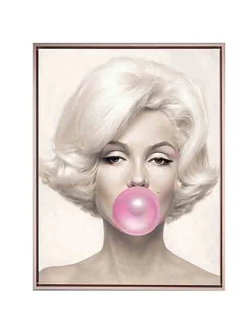 Marilyn in pink-Wall art decor - Image 11